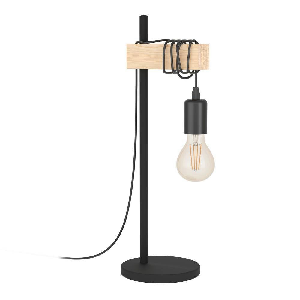 EGLO Tafellamp TOWNSHEND Vintage tafellamp, industrieel ontwerp, retro lamp, nachttafellamp (1 stuk)