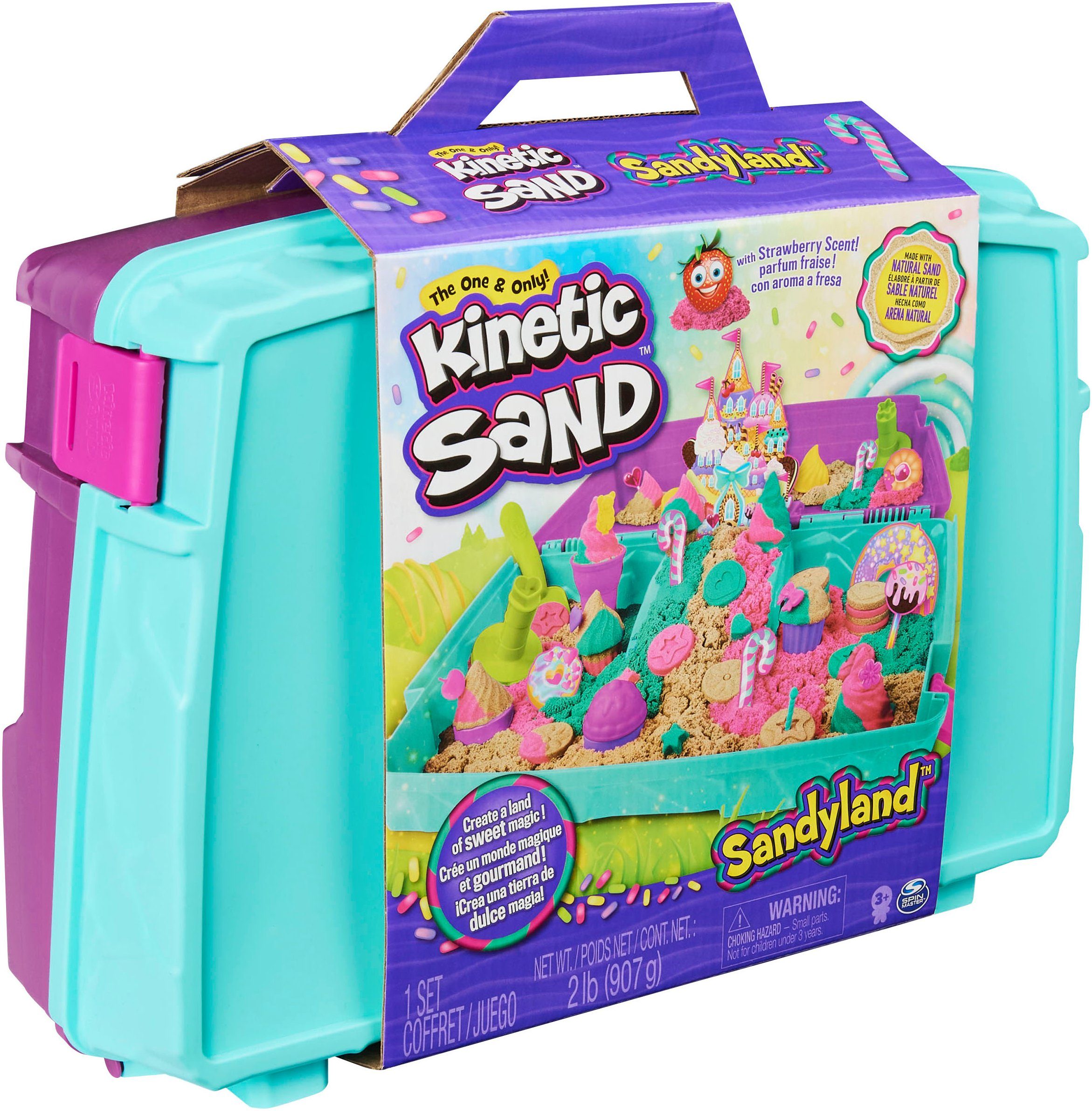 Spin Master Knutselset Kinetic Sand - Sandyland Koffer (907 g)