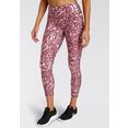 under armour trainingstights hg armour all over print ankle leggings roze