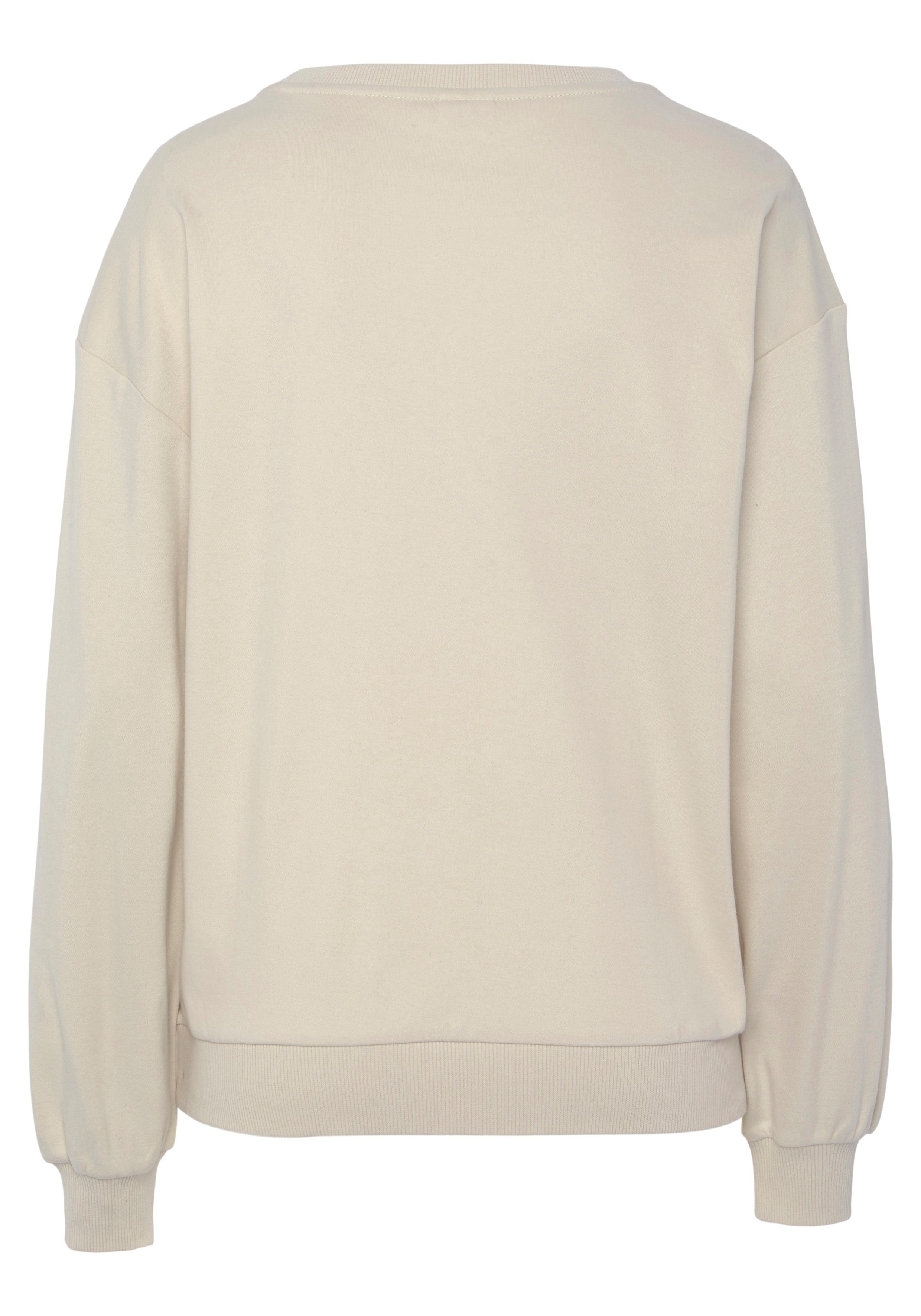 Lascana Sweatshirt Loungeshirt met print loungewear