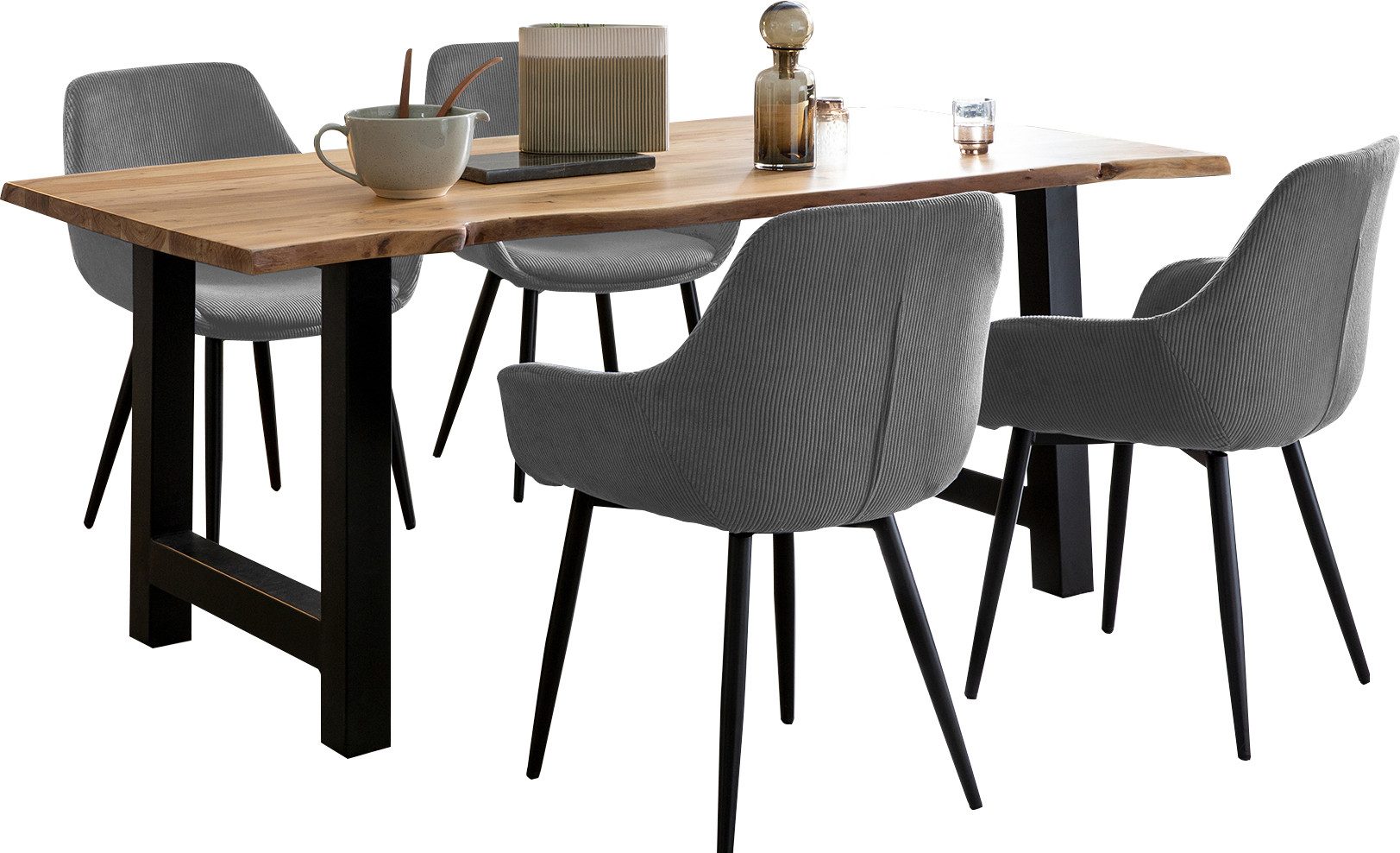 SalesFever Eethoek Stijlvolle eetgroep (set, 5-delig)