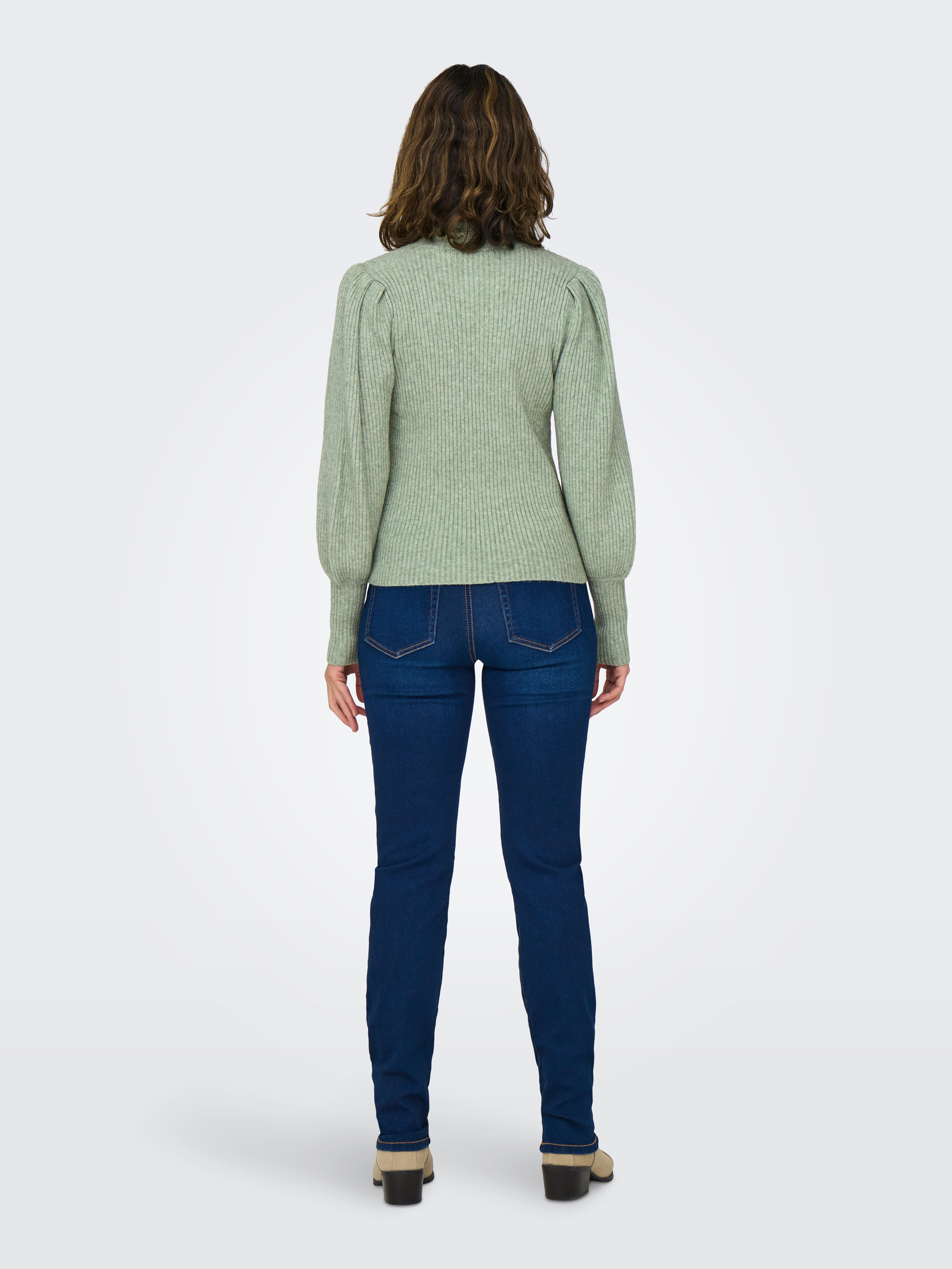 Only Gebreide trui ONLKATIA L S HIGHNECK PULLOVER KNT NOOS