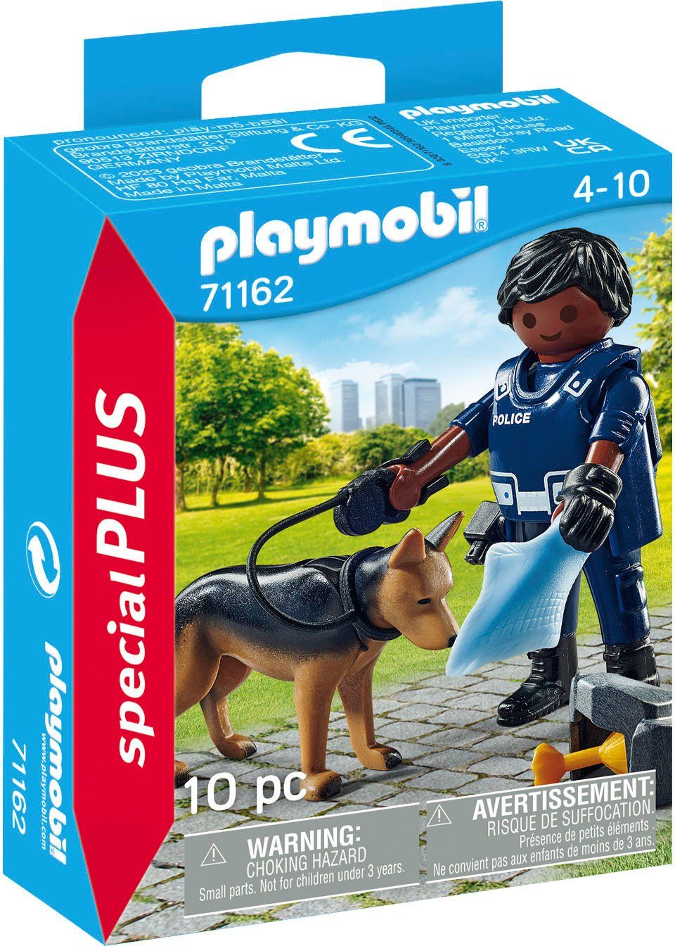 Playmobil® Constructie-speelset Politieagent met speurhond (71162), Special plus