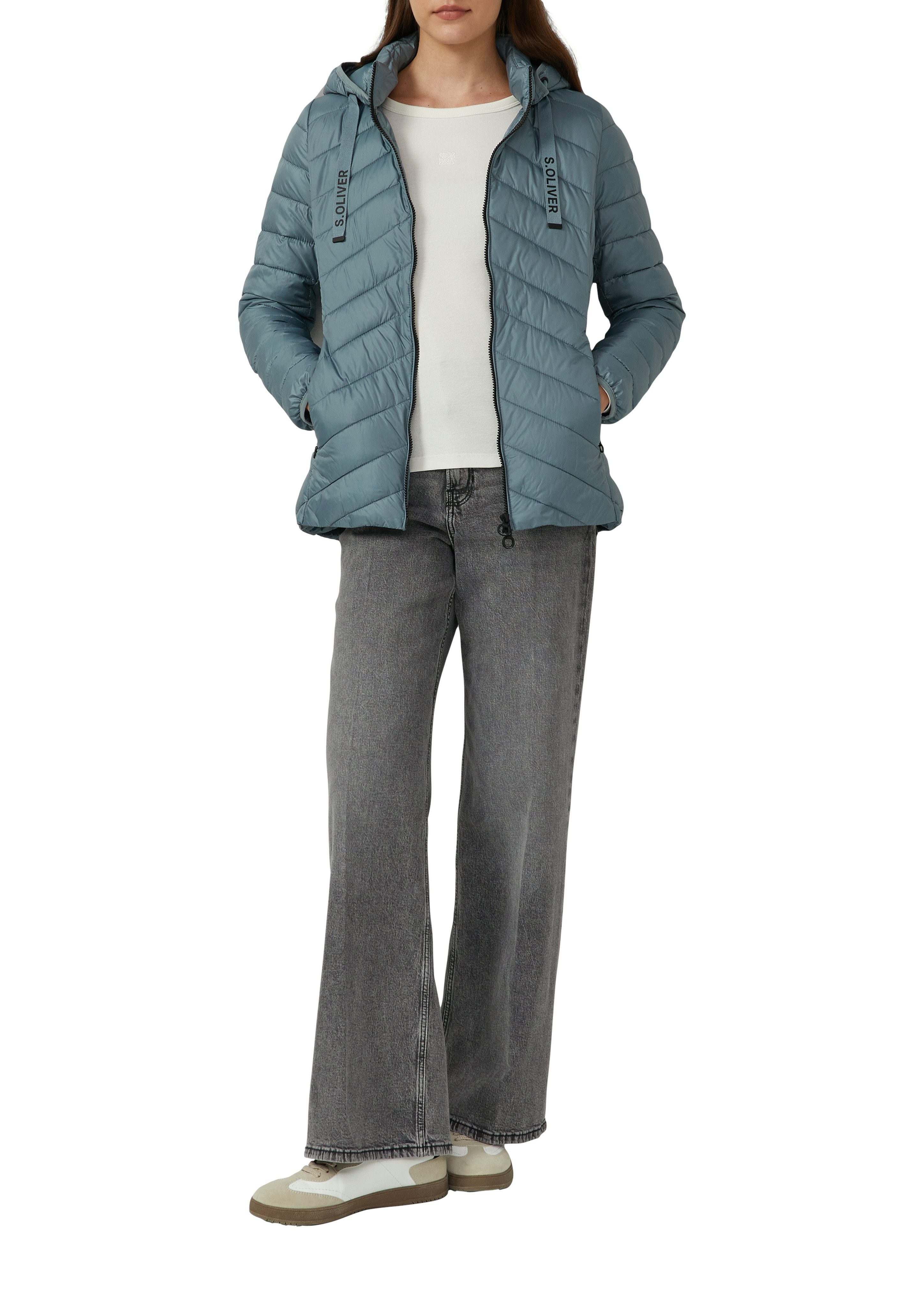 s.Oliver Outdoorjack met afneembare capuchon