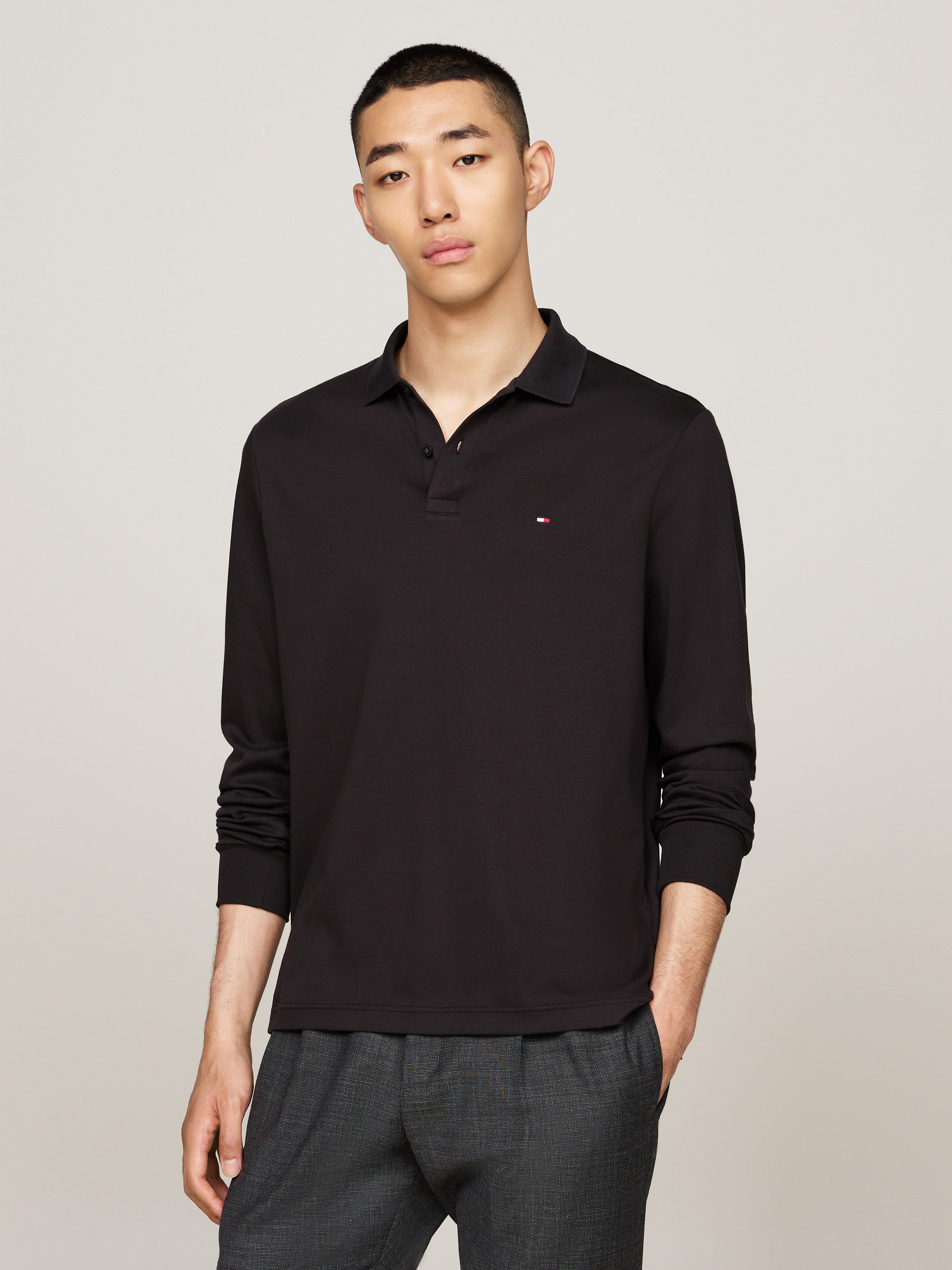 Tommy Hilfiger Poloshirt met lange mouwen