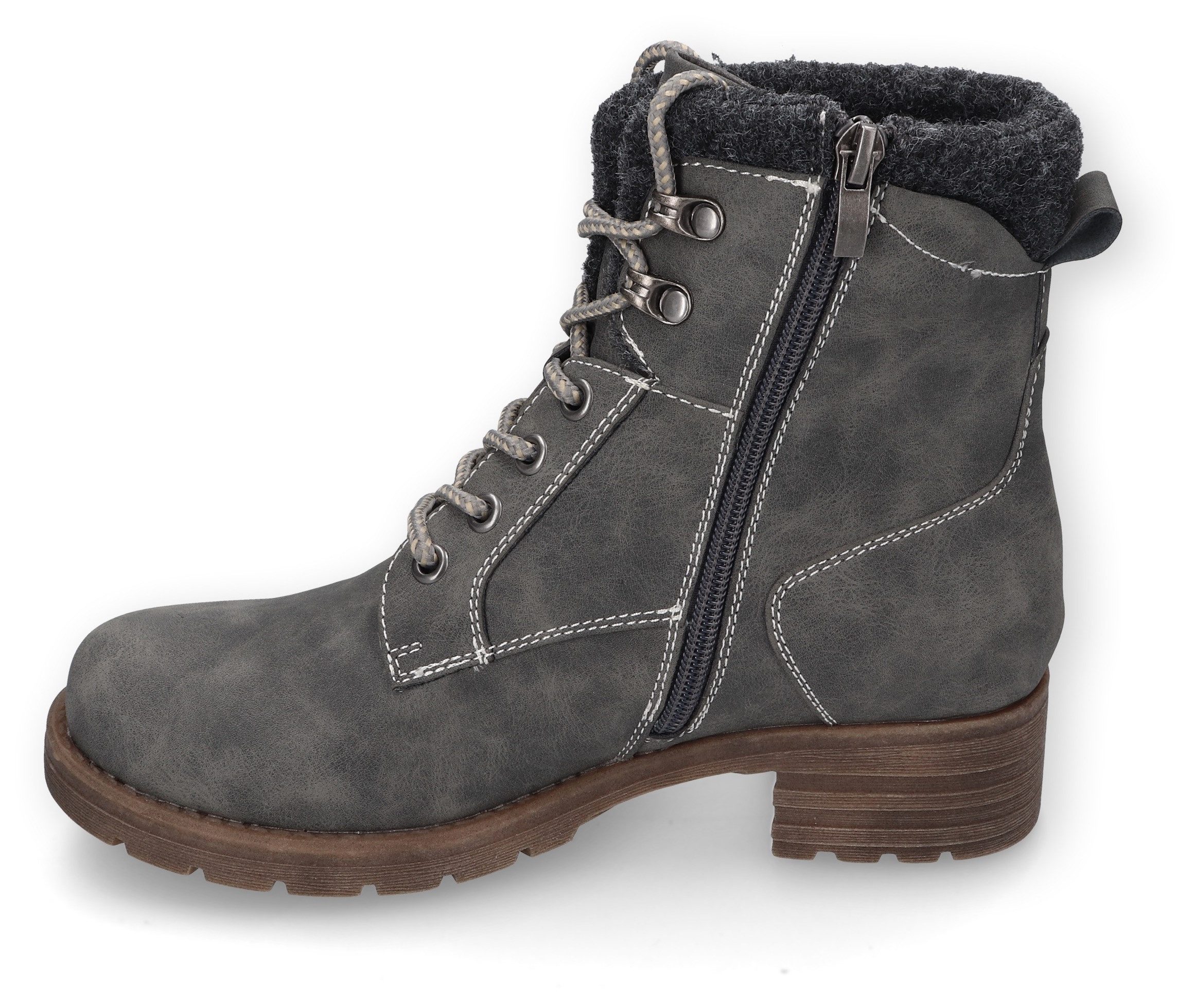 Dockers by Gerli Veterlaarsjes , veterschoenen, winterlaarzen met vilt aan de schacht