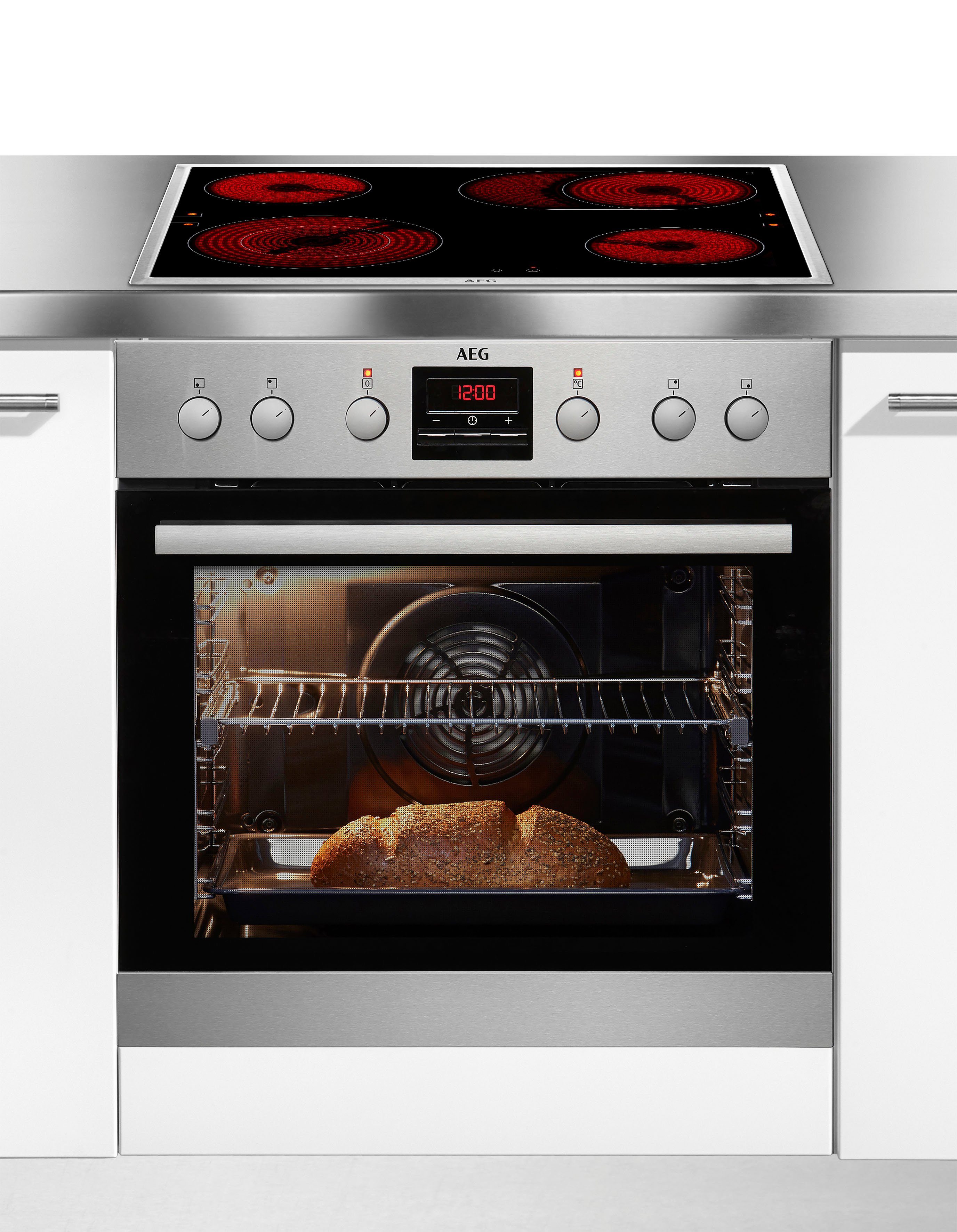 AEG Inbouw elektrisch fornuisset EES33101ZM Multifunctioneel fornuis
