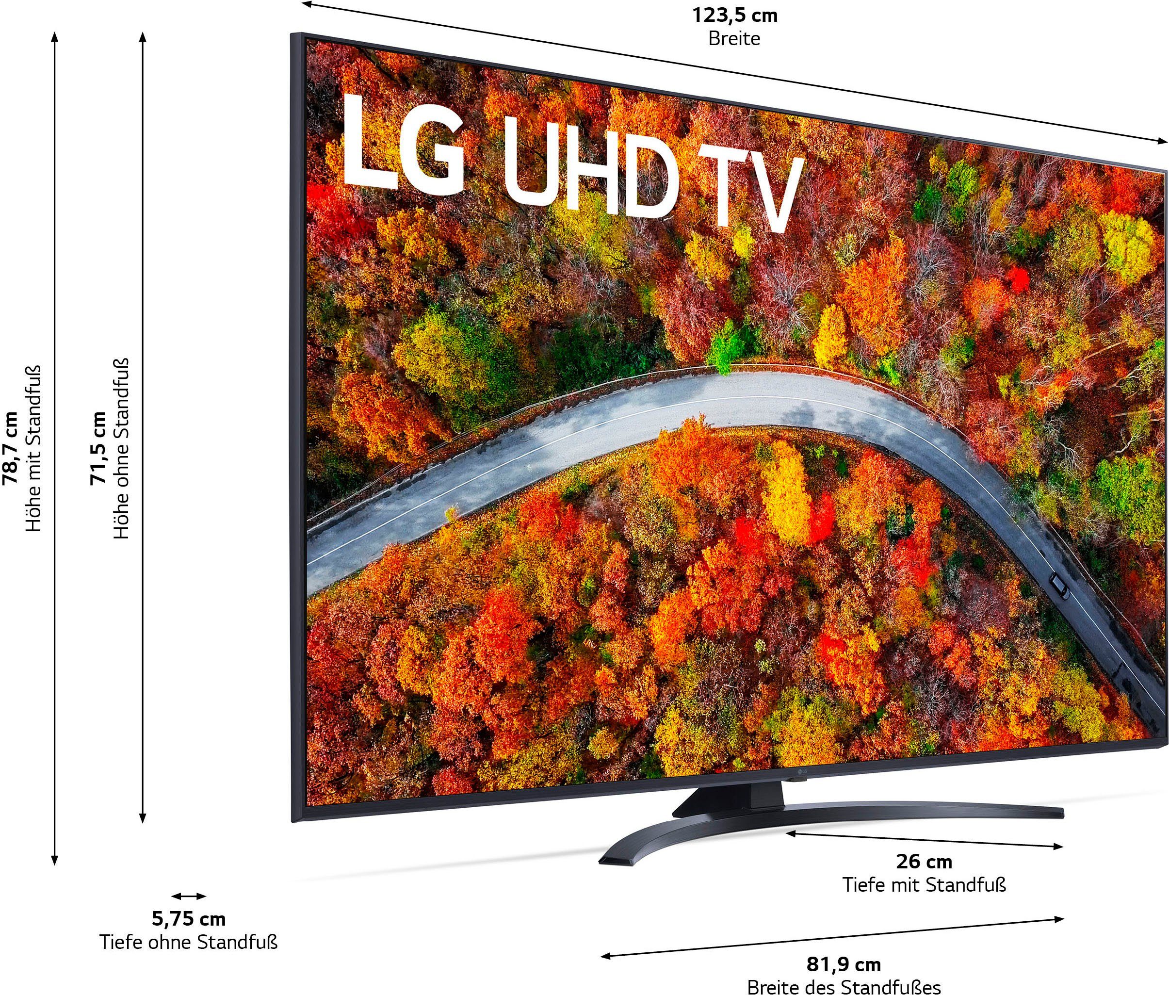 LG LCD-led-TV 55UP81009LR, 139 cm / 55", 4K Ultra HD, Smart TV