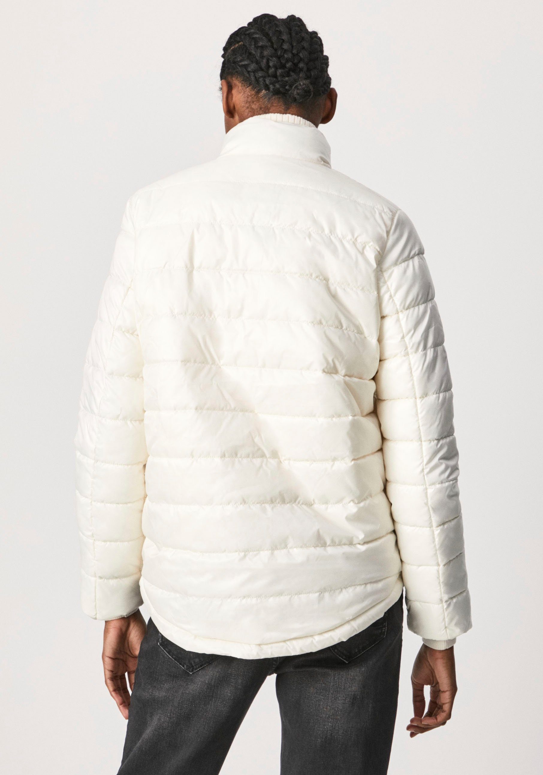 Pepe Jeans Gewatteerde jas Fanny met deelbare ritssluiting en leuke stiksels