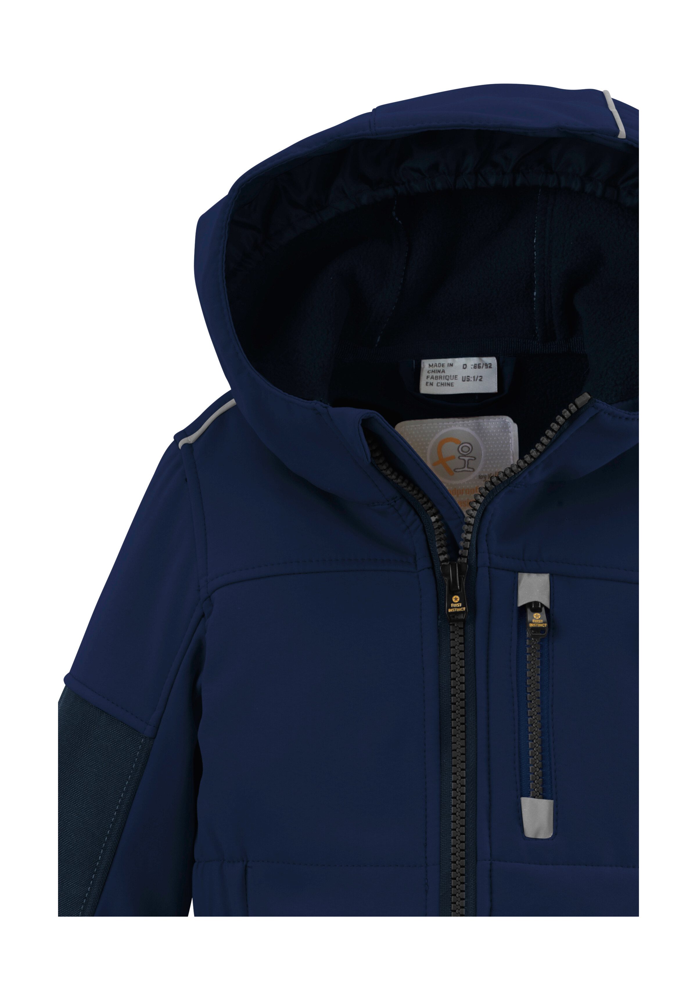 first instinct by killtec Jumpsuit FIOW 35 MNS ONPC Softshellpak met fleece binnenin, waterafstotend, winddicht