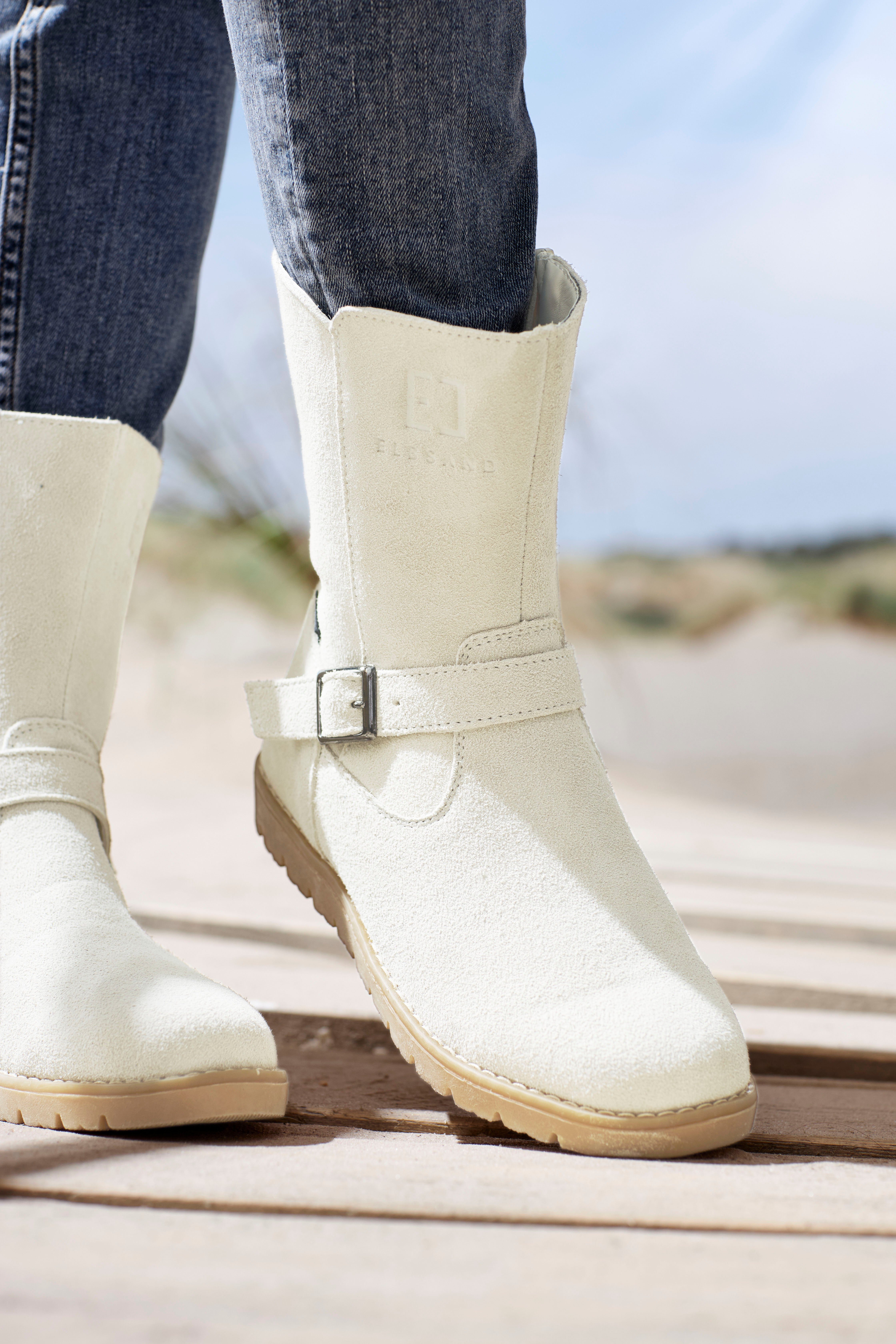 Elbsand Winterlaarzen Boots, winter enkellaars, leer, wind- & waterafstotende Tex-membraan