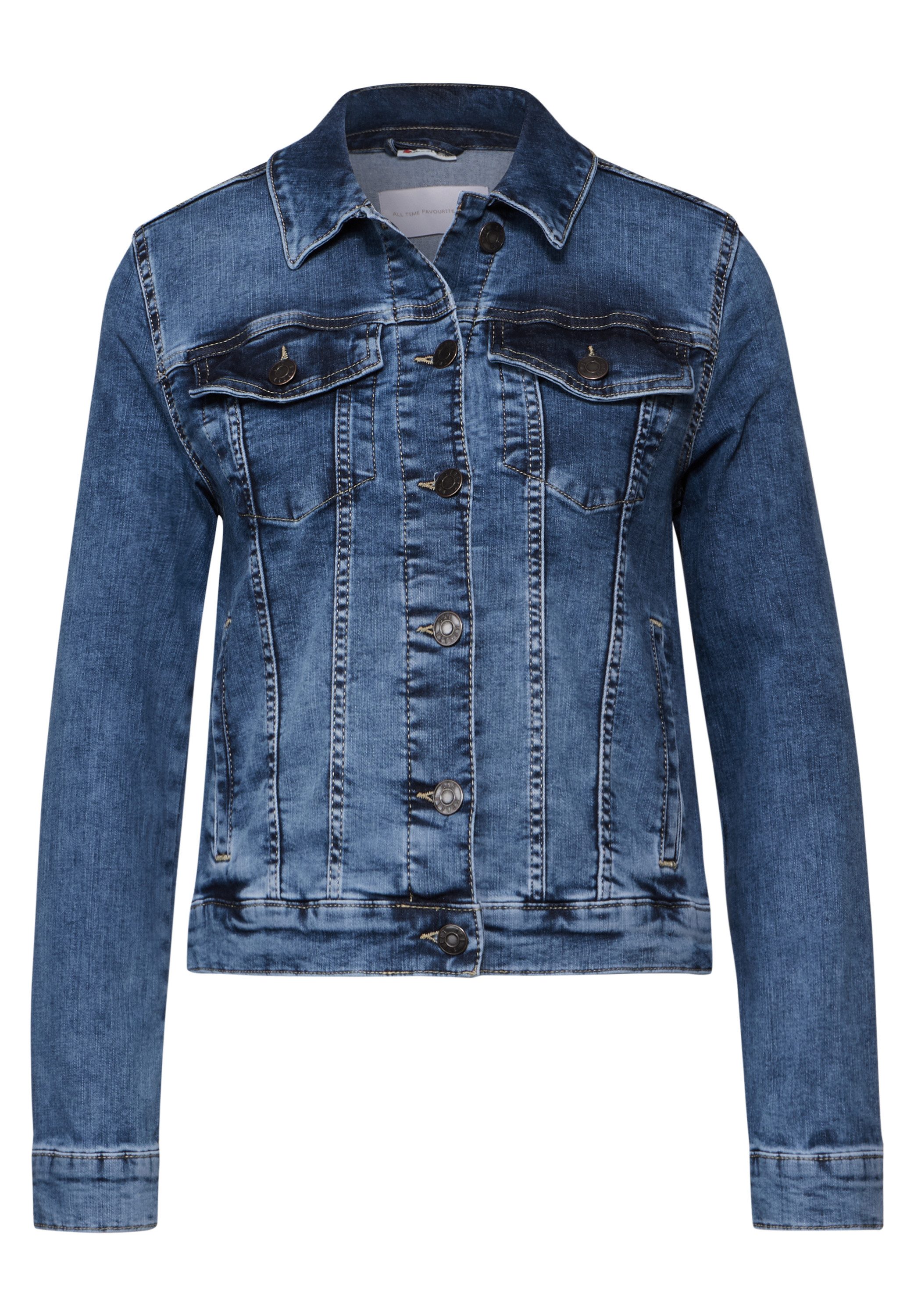 STREET ONE Jeansblazer met borstzakken