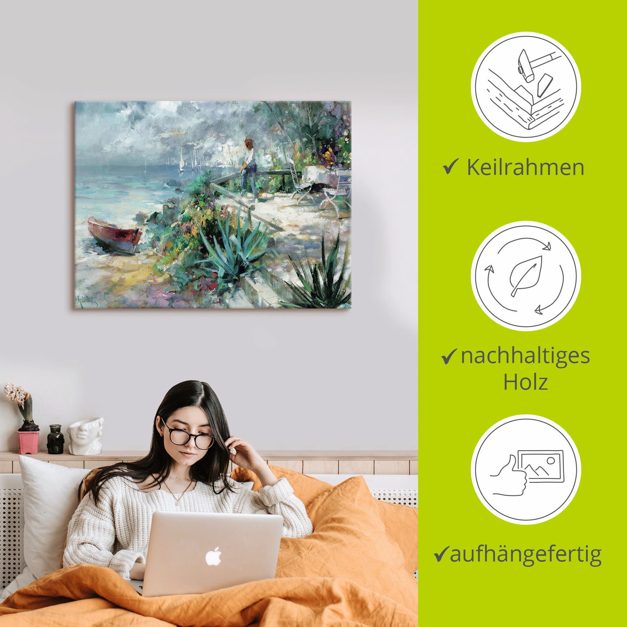 Artland Artprint Hoop aan de horizon als artprint op linnen, poster in verschillende formaten maten