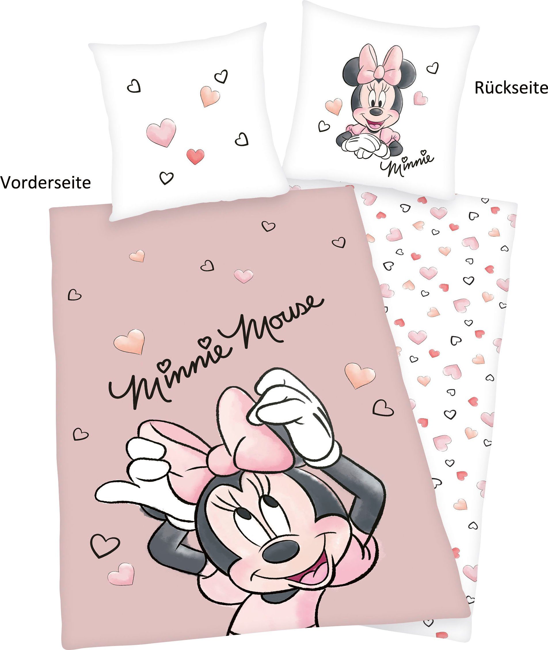 Disney Kinderovertrekset Disney´s Minnie Mouse met leuk minnie mouse-motief