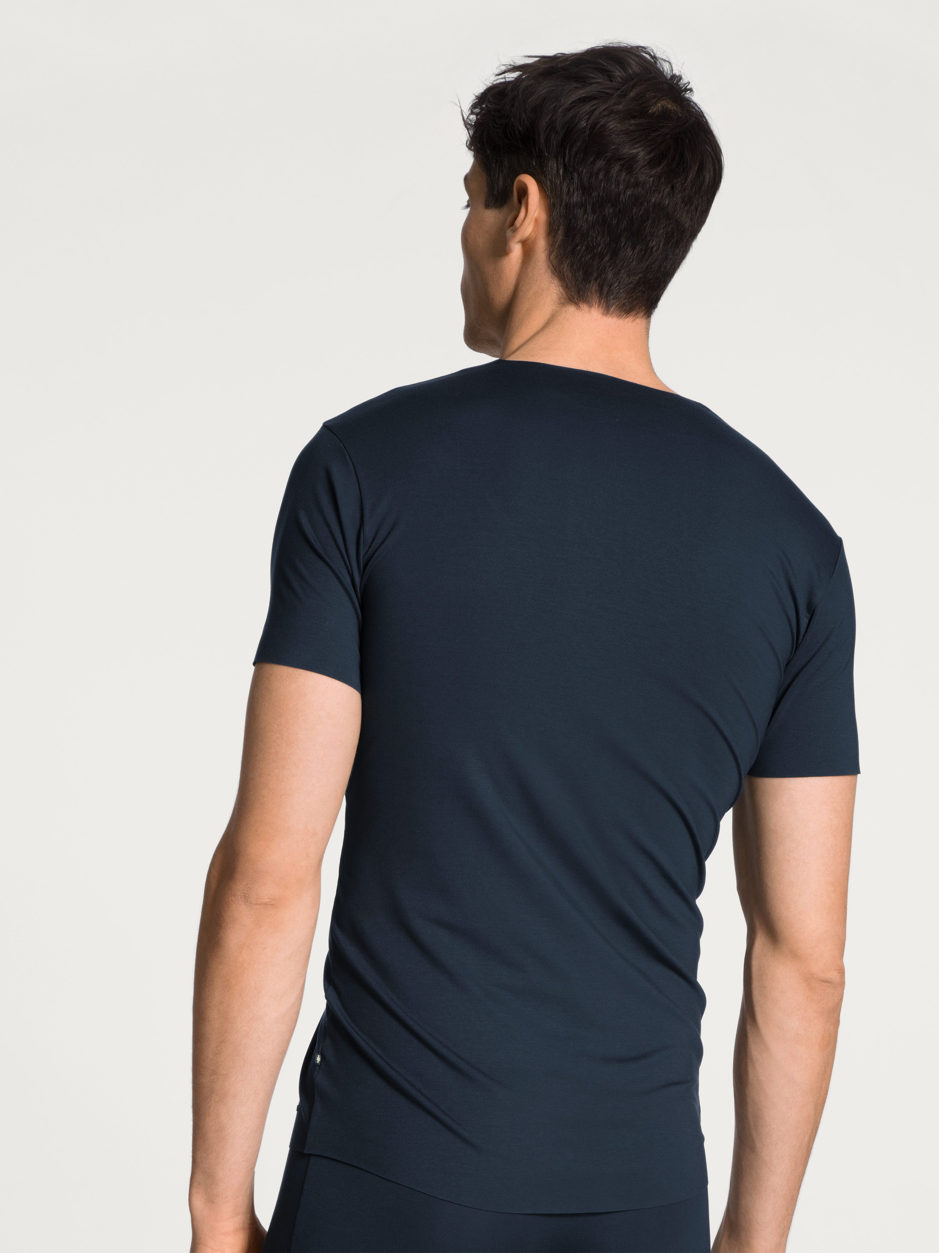 CALIDA Shirttop Clean line met extra platte zoom- en kraagafwerking