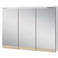 byliving spiegelkast marino breedte 80 cm, met soft-closefunctie deuren, inclusief ledverlichting wit