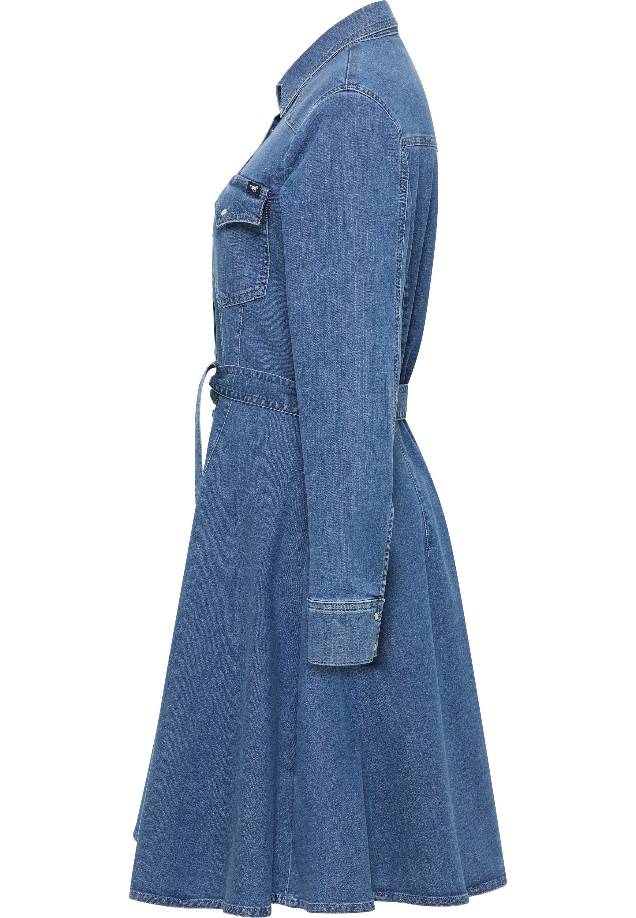 MUSTANG Midi-jurk Dames Style Elisa Denim Dress