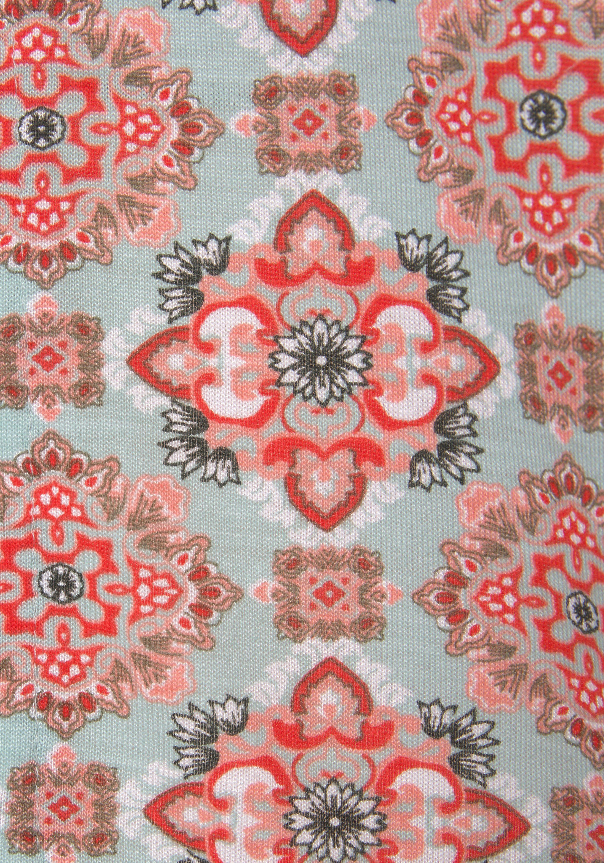 Vivance Tanktop met alloverprint en sieraccessoires, zomers dametop