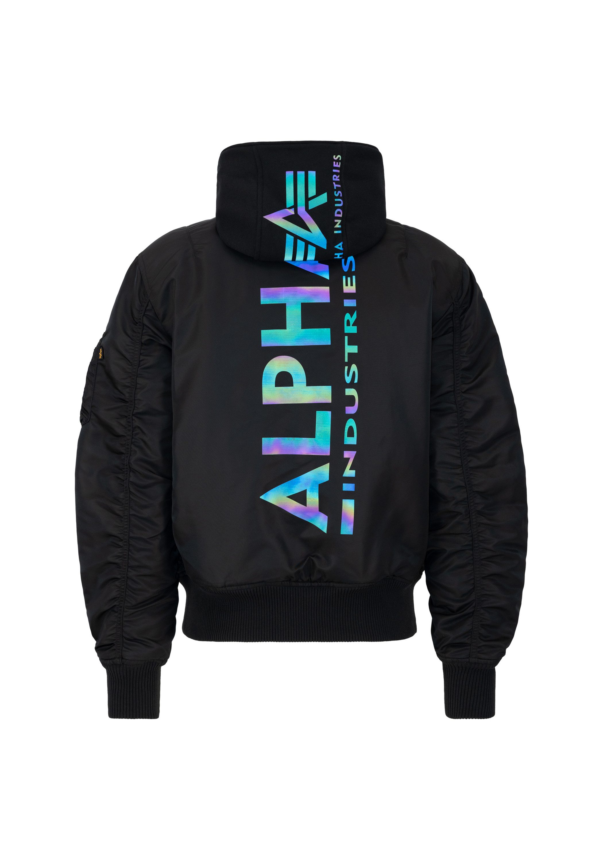 Alpha Industries Bomberjack Alpha Industries Men - Bomber Jackets MA-1 Zip Hood Back Print