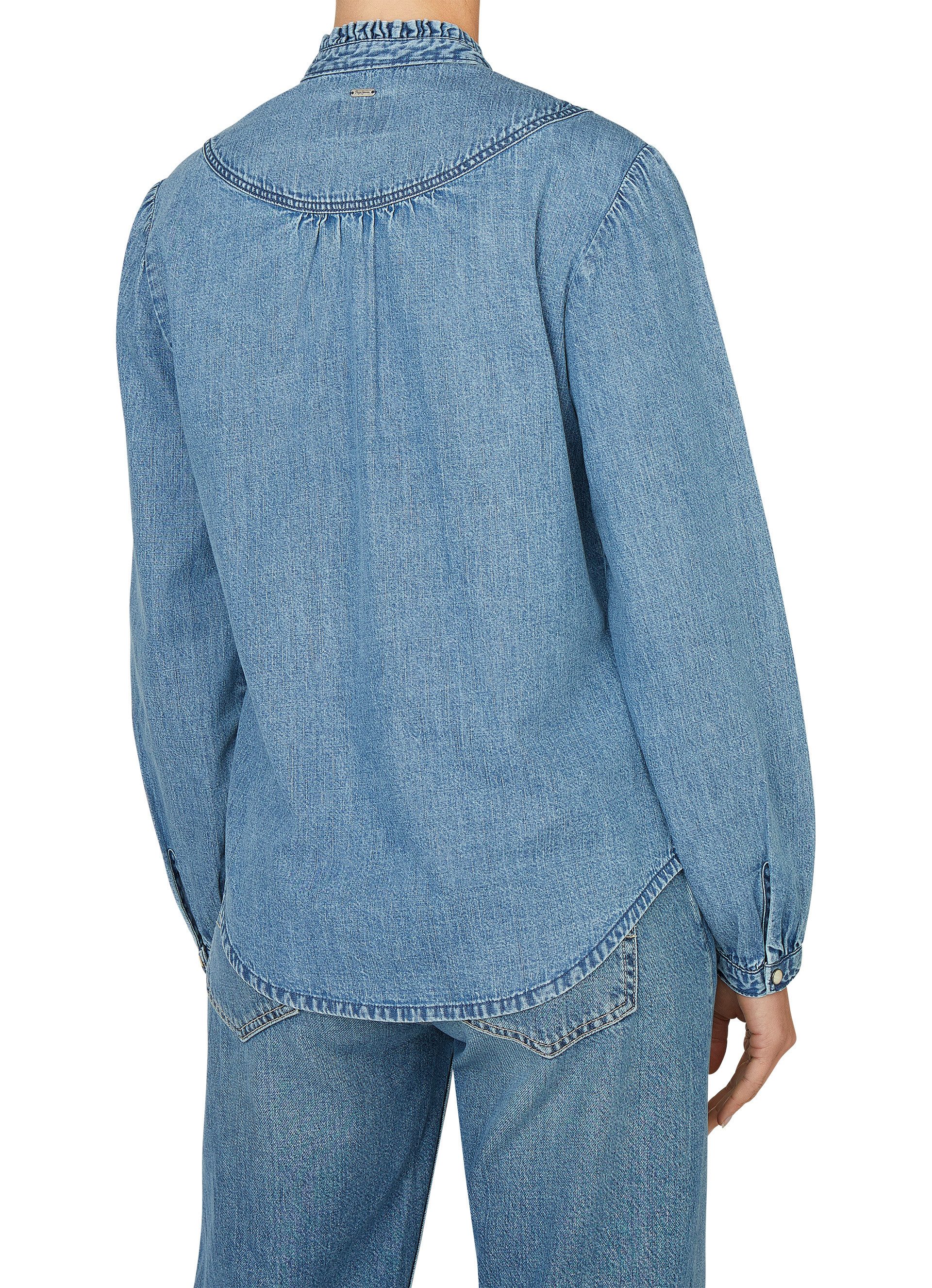 Pepe Jeans blouse REGULAR DENIM BLOUSE