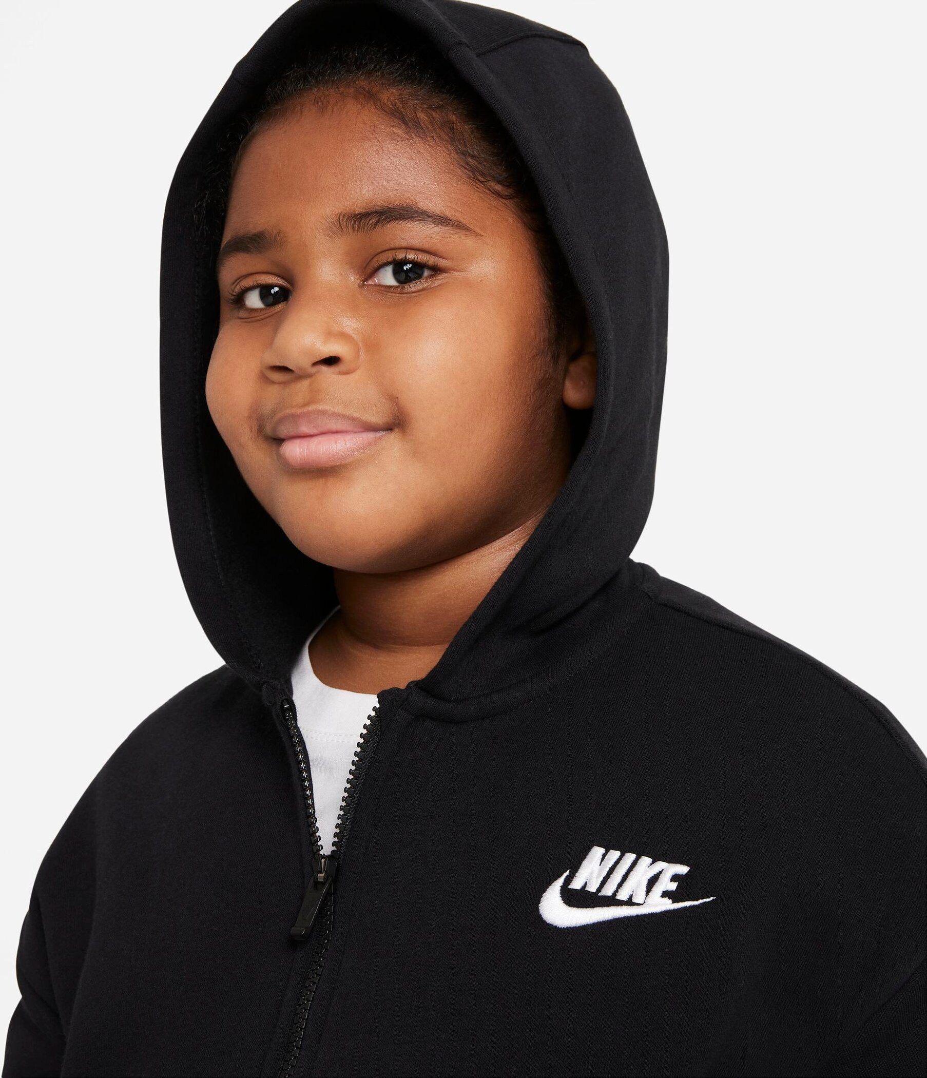 Nike Sportswear Capuchonsweatvest Club Fleece Big Kids' (Girls') Full-Zip Hoodie