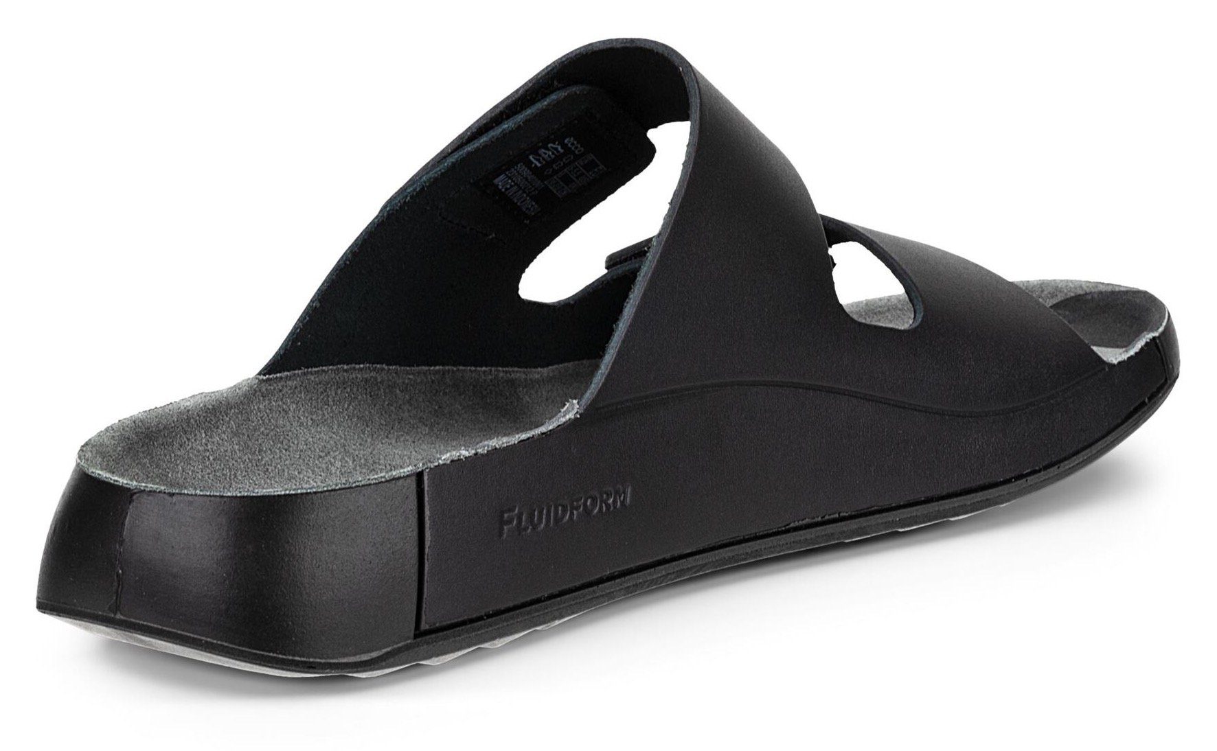 Ecco Slippers Cozmo M , zomerschoen, slippers, klittenbandschoen, met fluidform™ constructie