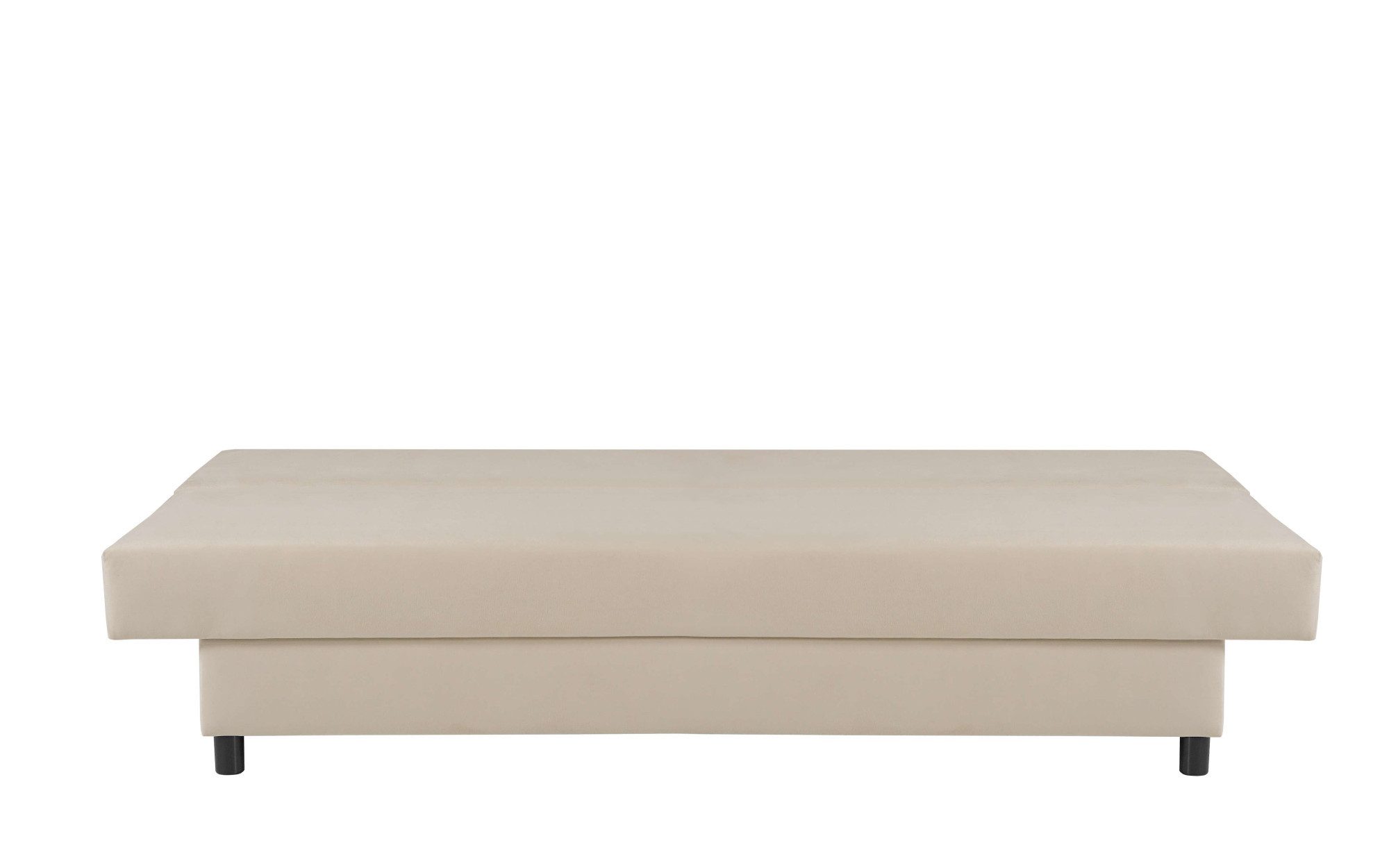 INOSIGN 3-zitsbank SAWYER slaapbank met bedlade en golfvering onderhoudsvriendelijke bekleding: velvet & structuur, b/d/h 193/86/83,5 cm