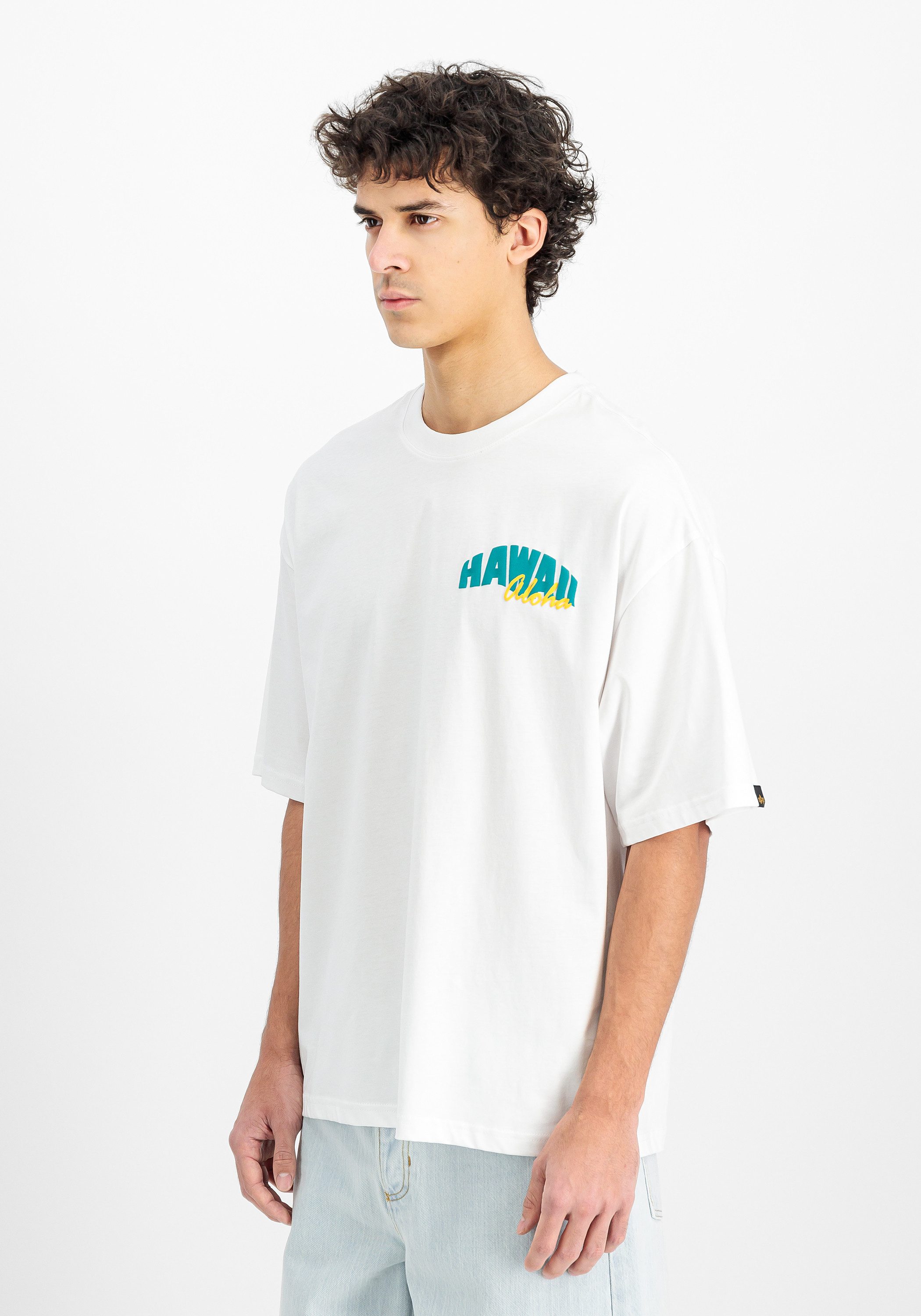 Alpha Industries T-shirt Alpha Industries Men - T-Shirts Hawaii Aloha Backprint T-Shirt