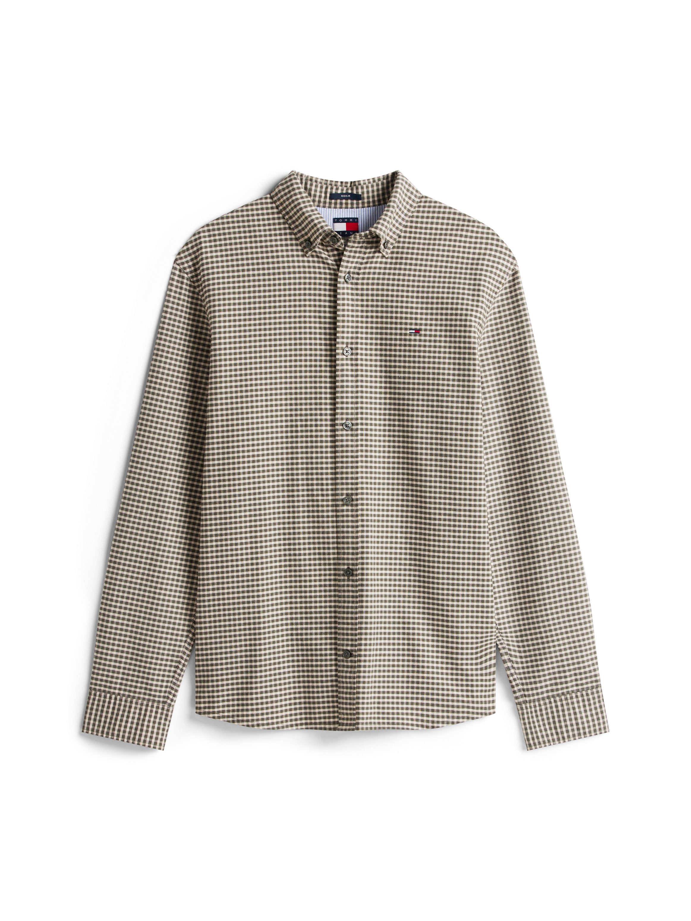 TOMMY JEANS Overhemd met lange mouwen TJM OXFORD CHECK regular fit, geruit overhemd, button-down kraag
