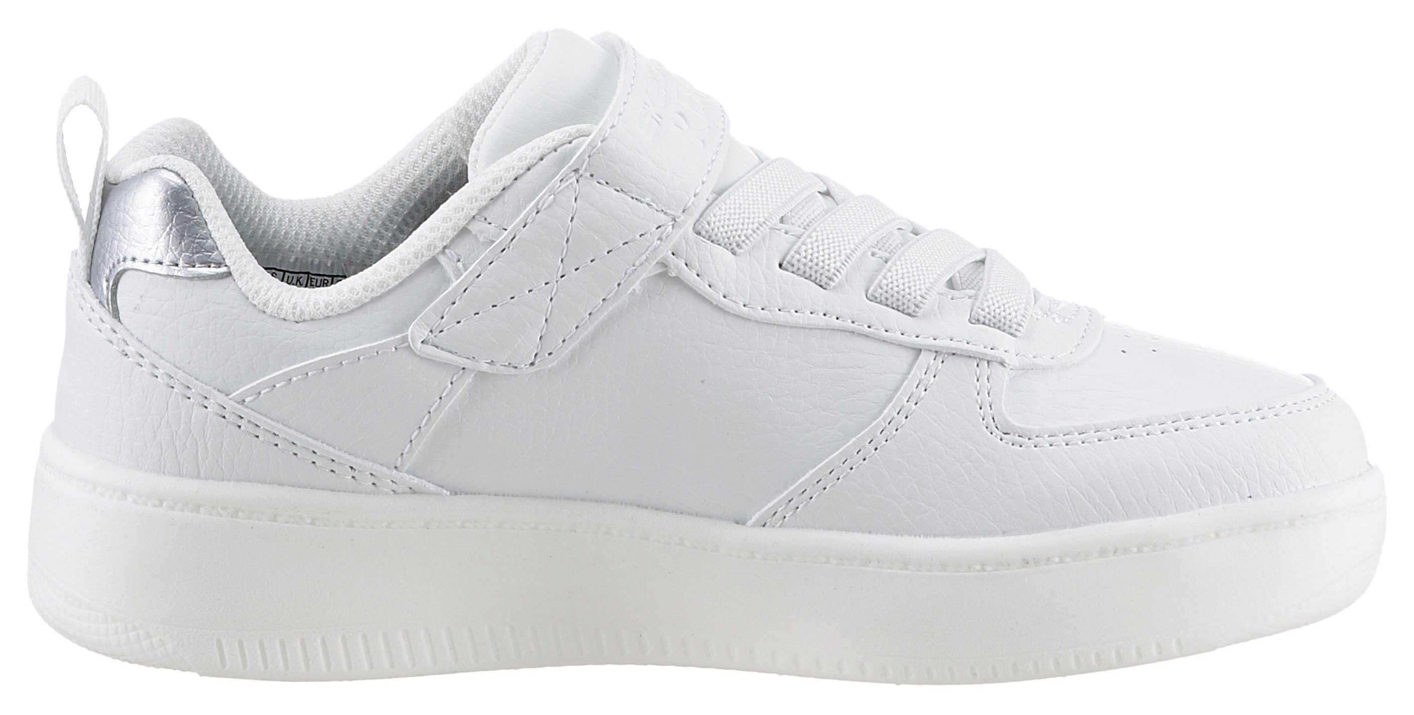 Skechers Sneakers Knipperschoen SPORT COURT 92- SHOW MADDOX veterschoen met knipperfunctie, maat sjabloon om te downloaden