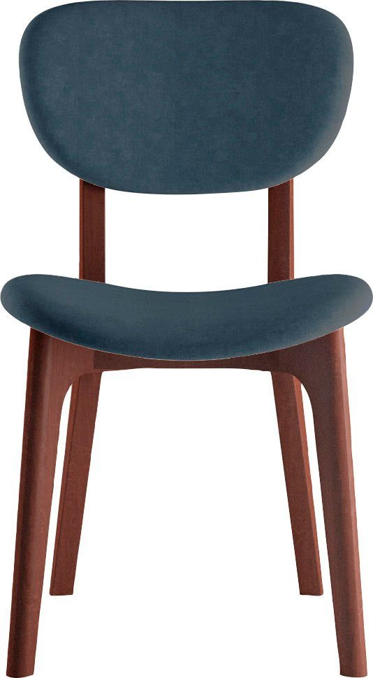 INOSIGN Stoel COZY Made in Italy Frame in beuken, kersen- of notenhout, massief hout, designstoel (set, 2 stuks)