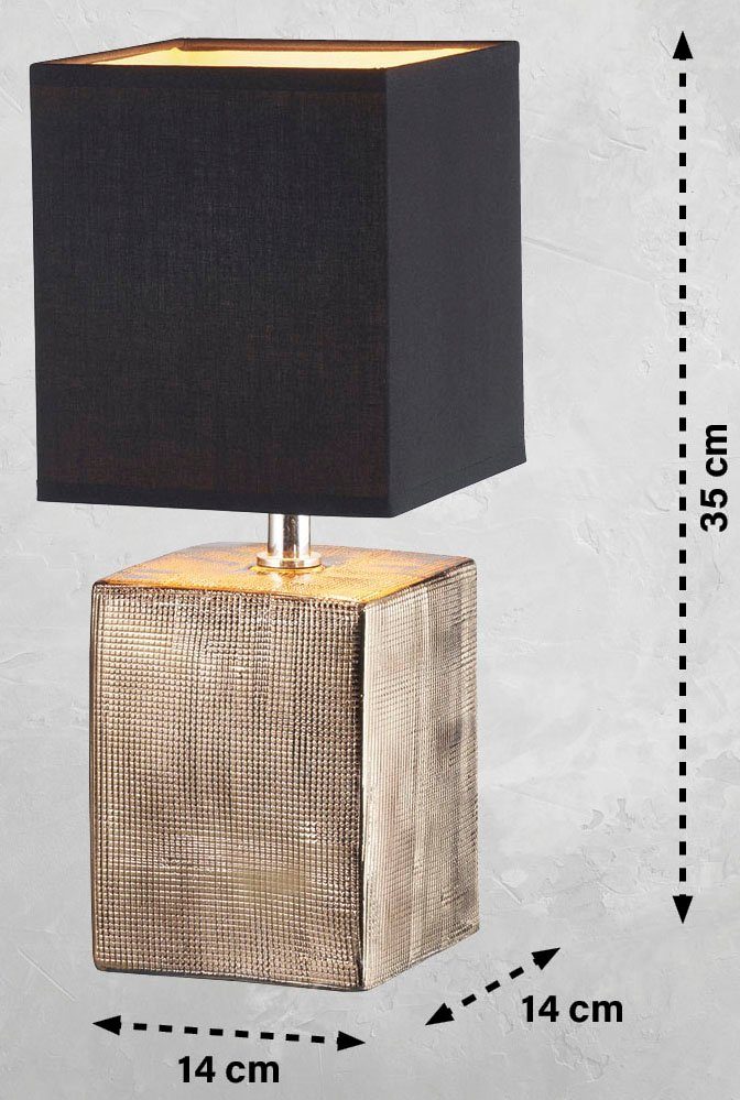 Honsel Leuchten Tafellamp Ouro extravagante materiaalcombinatie (1 stuk)
