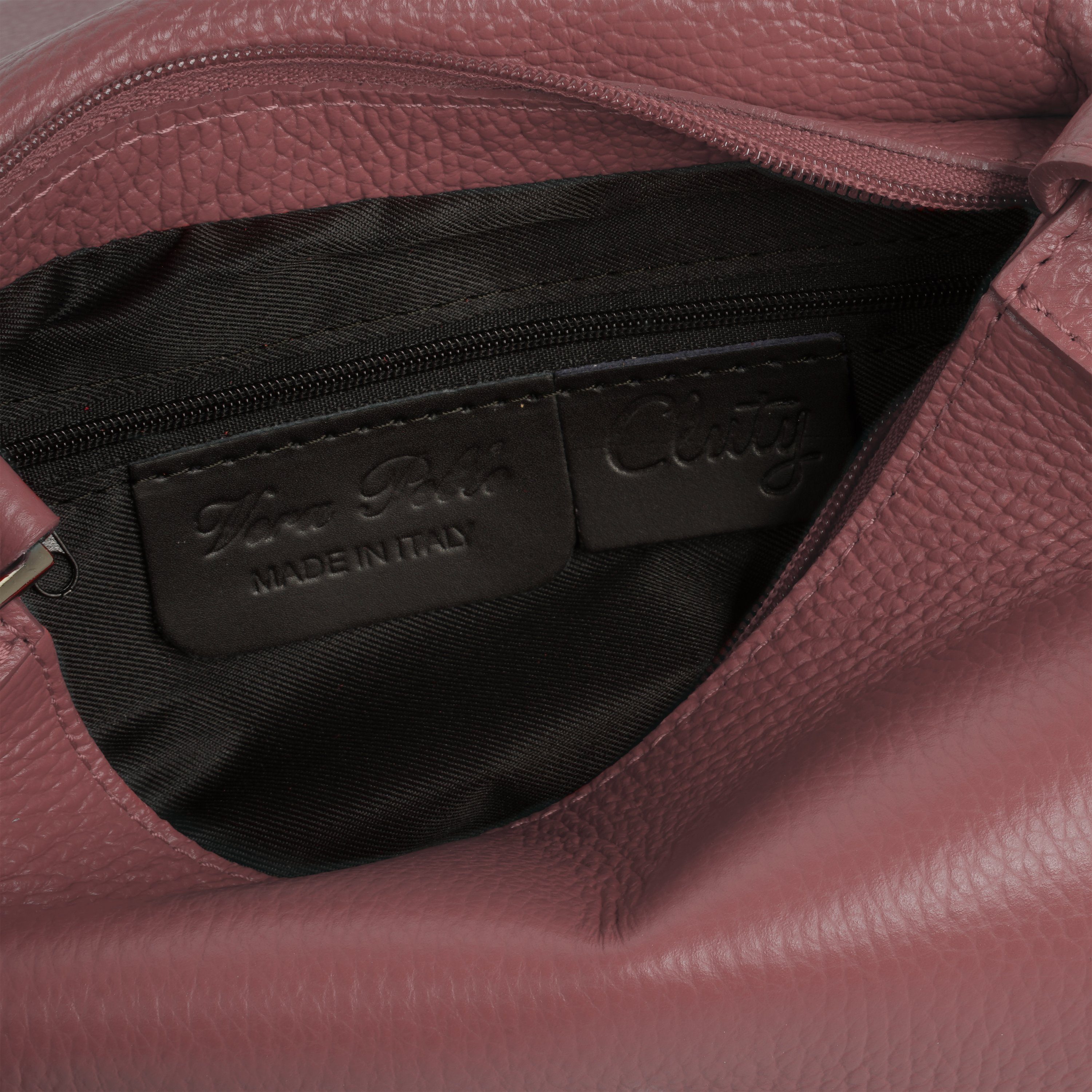 Cluty Tas echt leer, made in italy