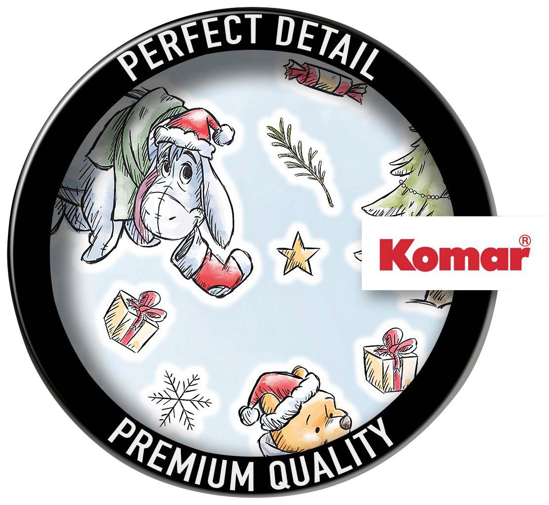 Komar Wandfolie Winnie the Pooh Christmas - afm. 50 x 70 cm (set)
