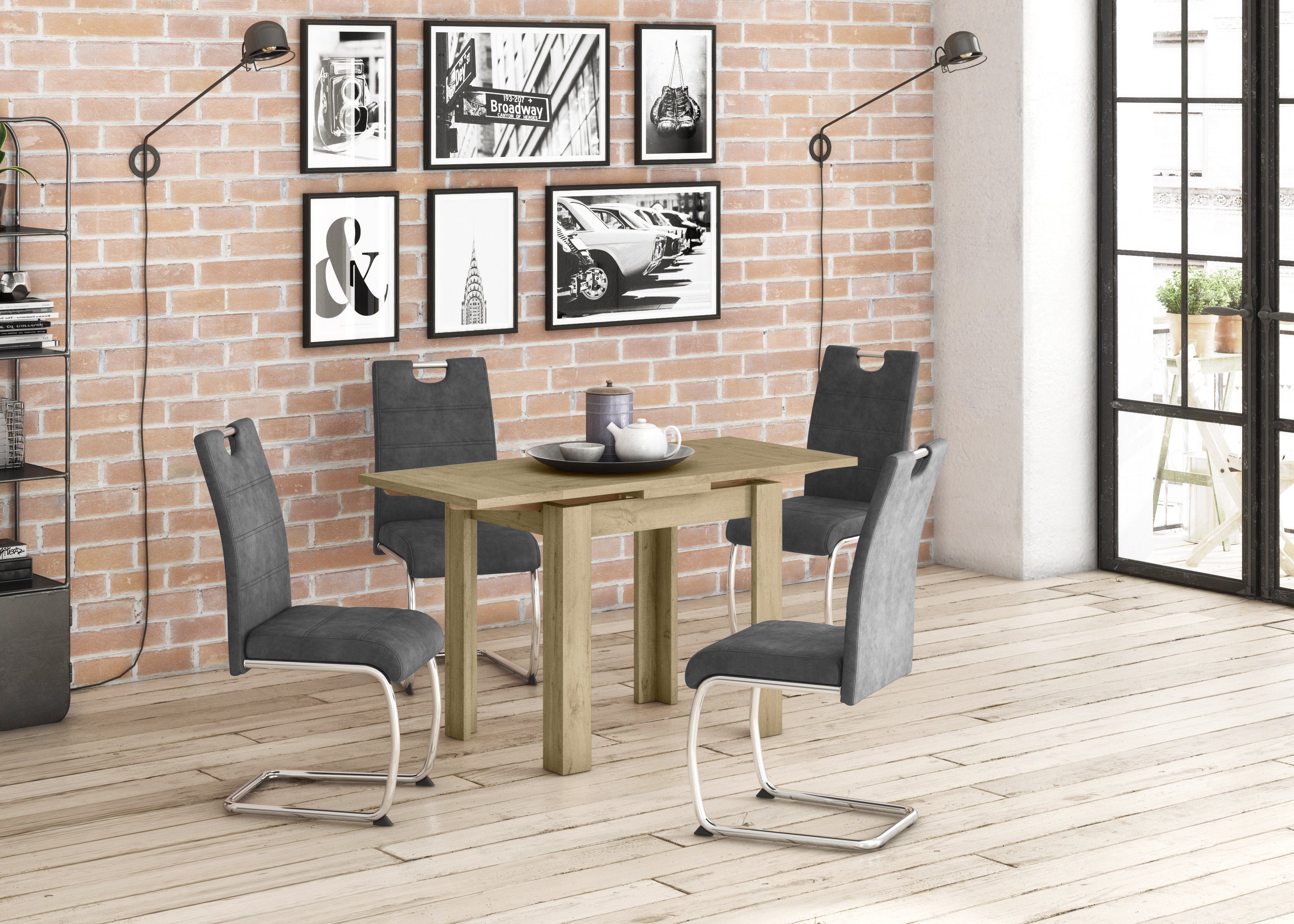 HELA Vrijdragende stoel Flora, eetkamerstoelen