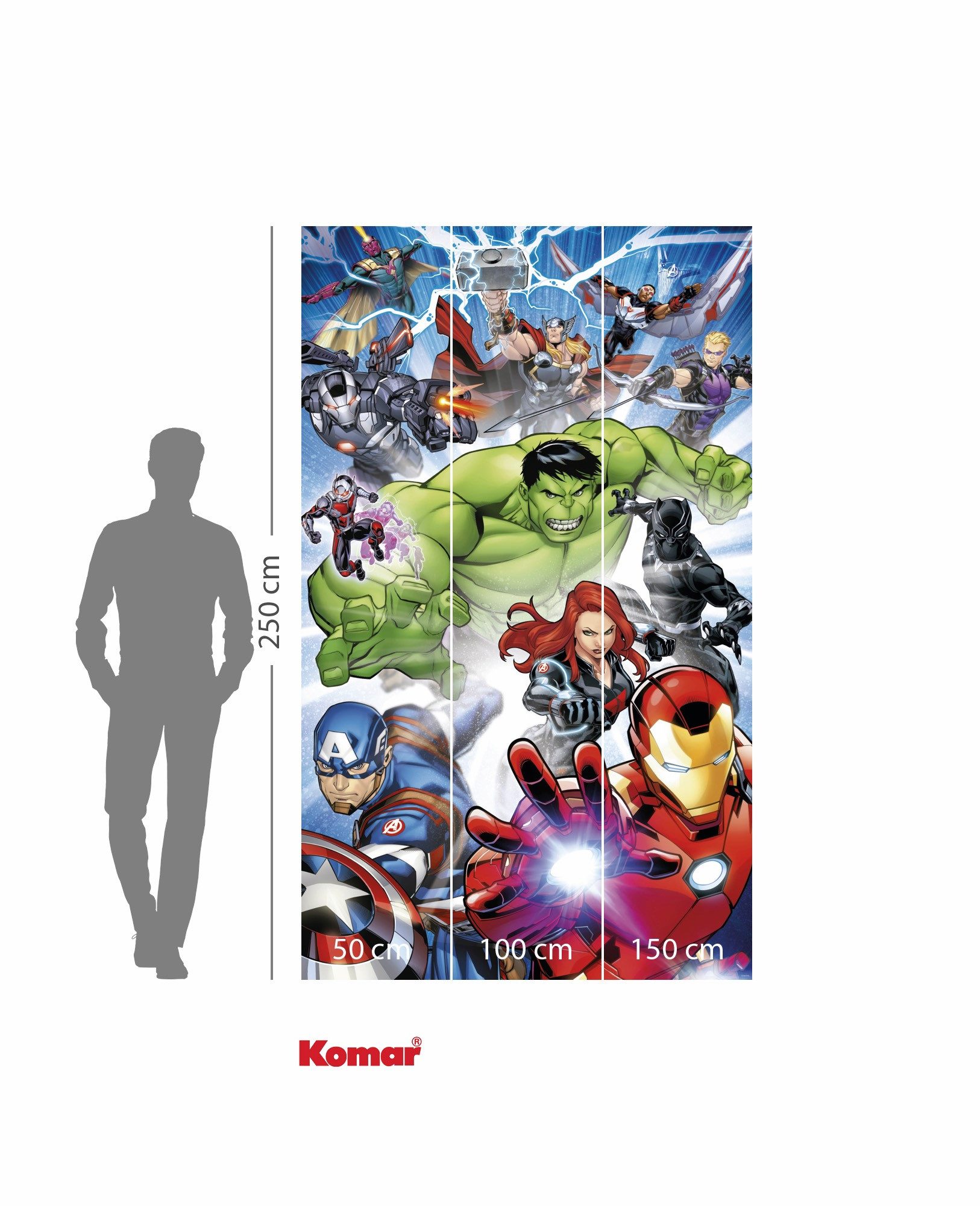 Komar Kinderbehang Marvel Avengers Protect (1 stuk)