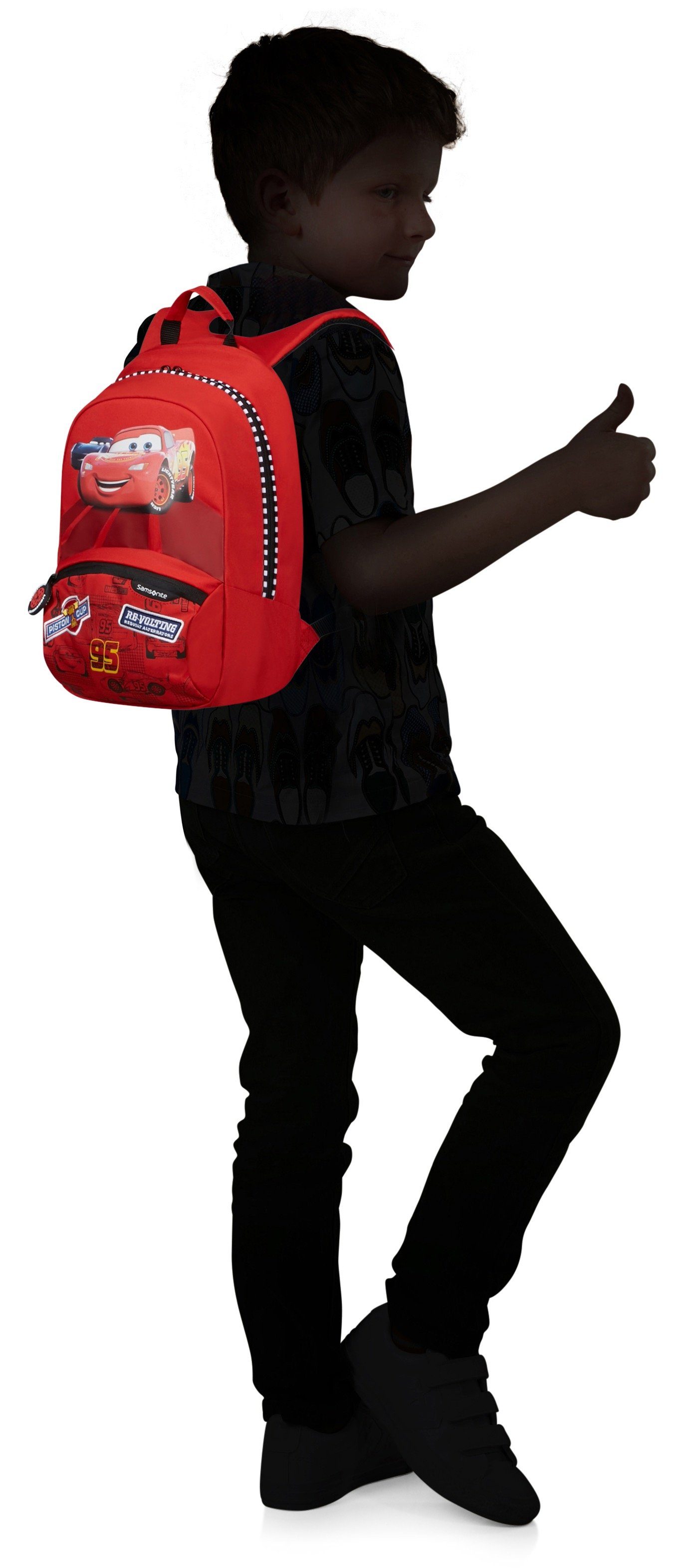 Samsonite Kinderrugzak DISNEY CARS S+ Kinderen vrijetijdsrugzak kleuterschoolrugzak van gerecycled materiaal