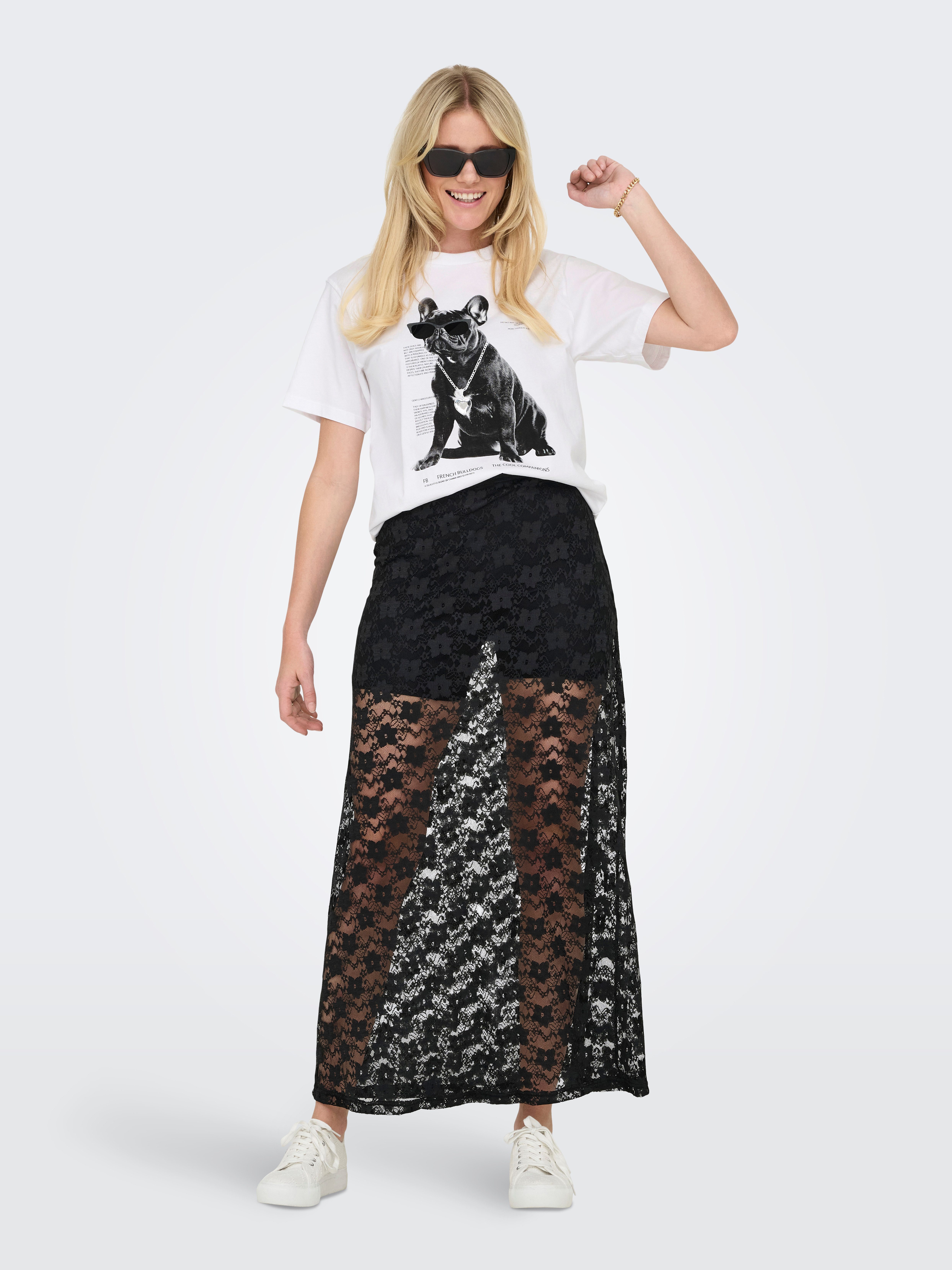 Only Shirt met korte mouwen ONLDONNA LIFE S/S COOL TOP BOX JRS