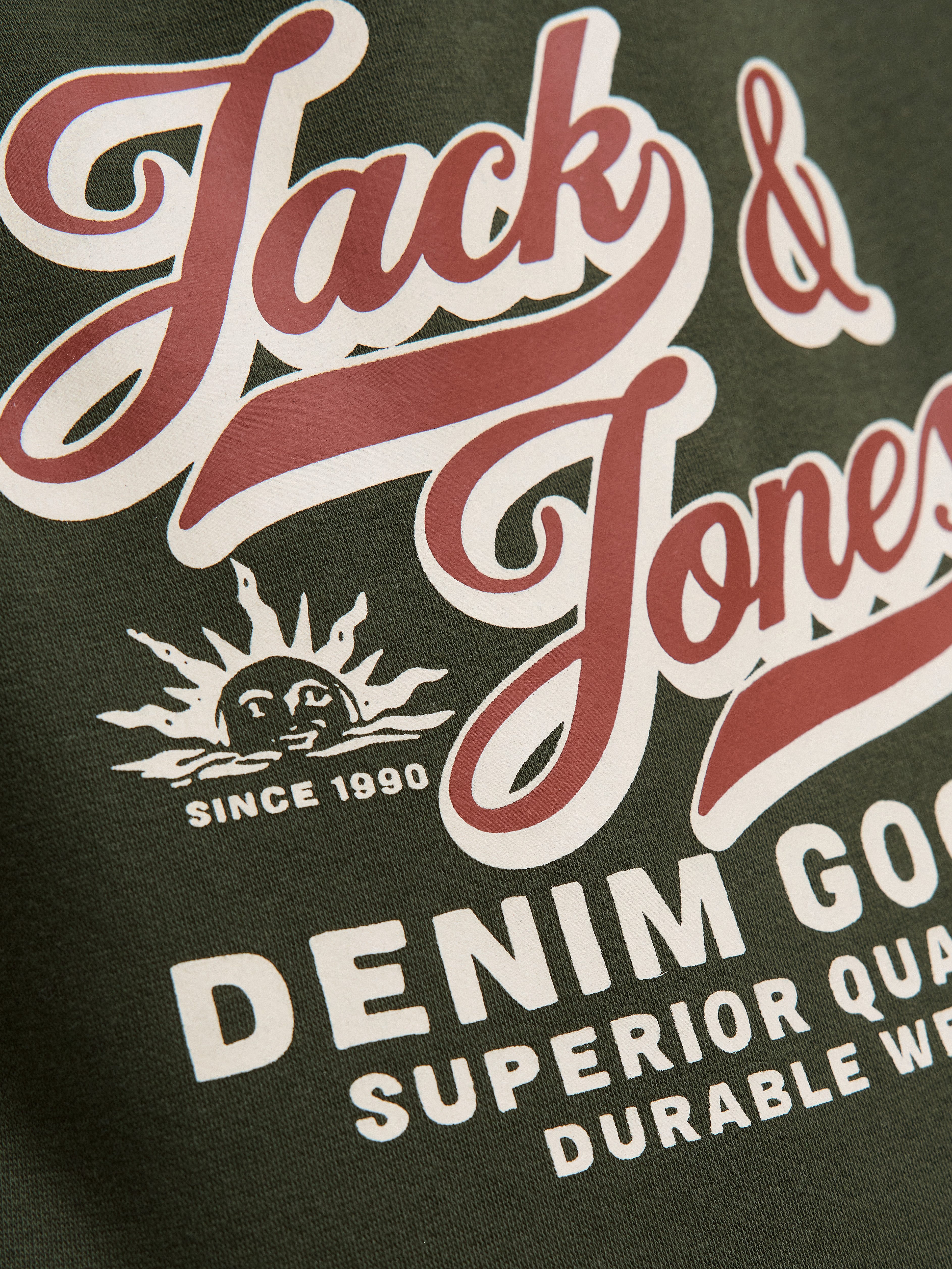 Jack & Jones Junior Hoodie JJELOGO SWEAT HOOD 2 COL AW25 NOOS JNR