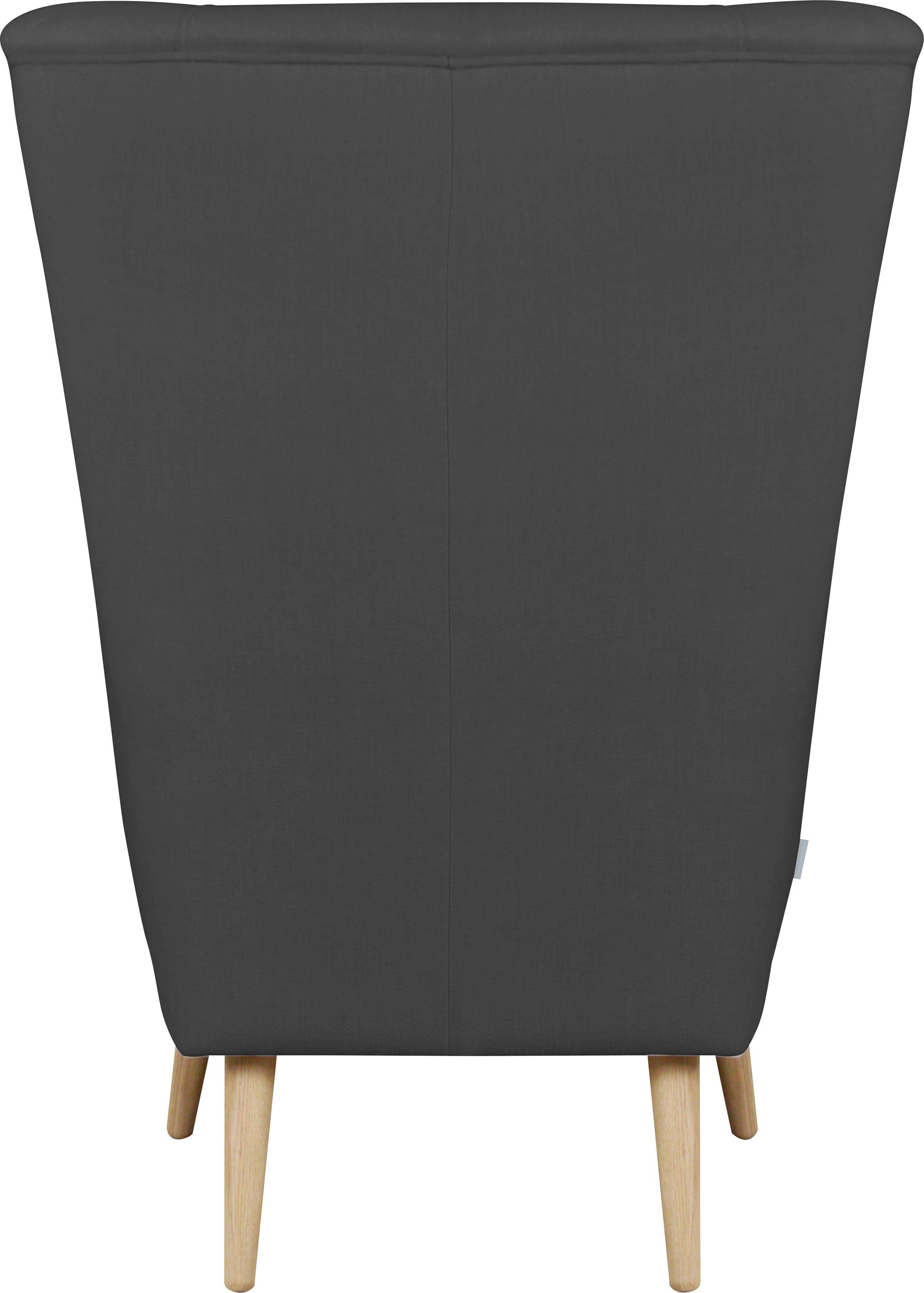 Guido Maria Kretschmer Home&Living Fauteuil Sallito, oorfauteuil, TV-stoel voor woonkamer, ook in velours cord