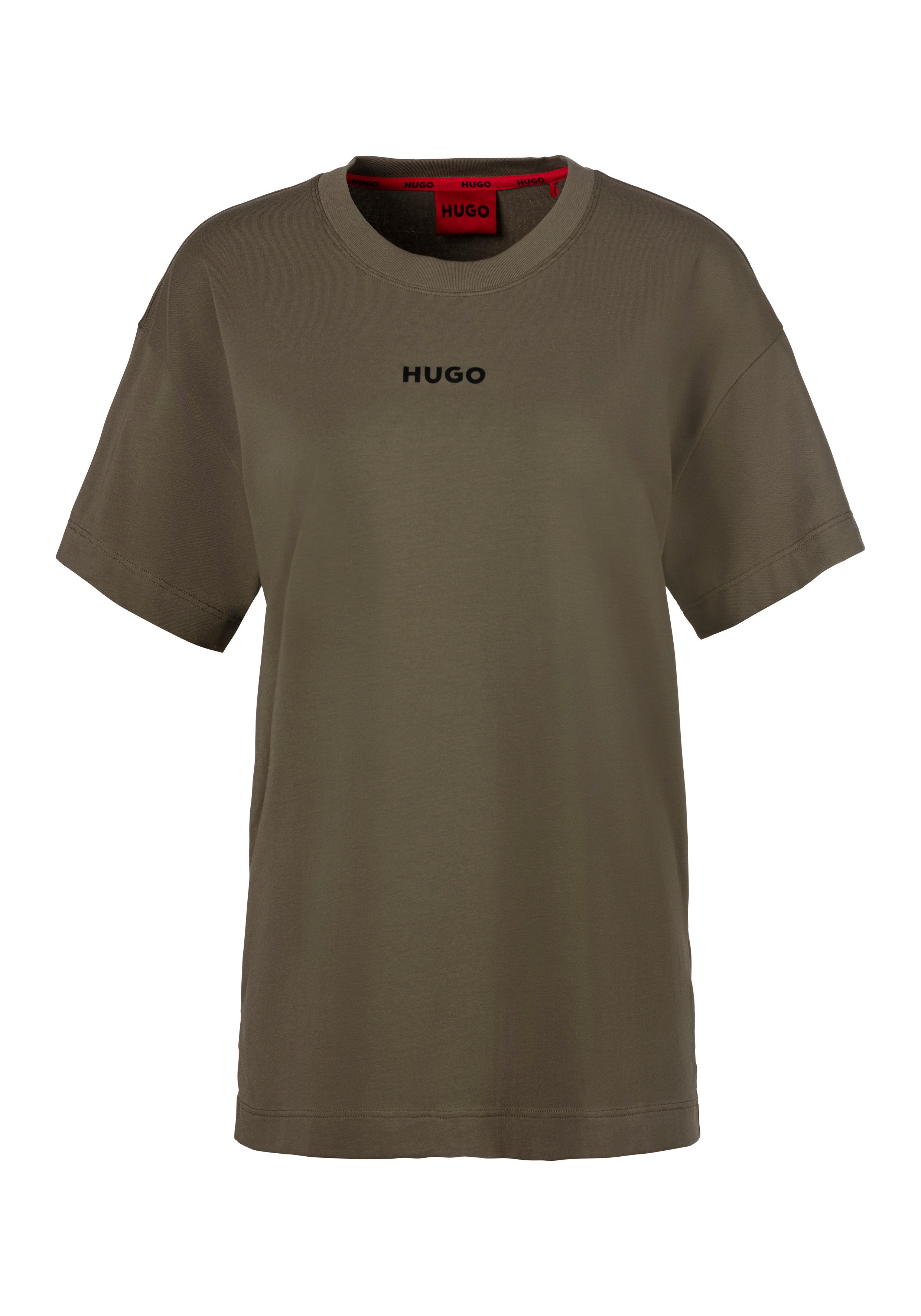 HUGO underwear T-shirt Linked T-Shirt met hugo opdruk
