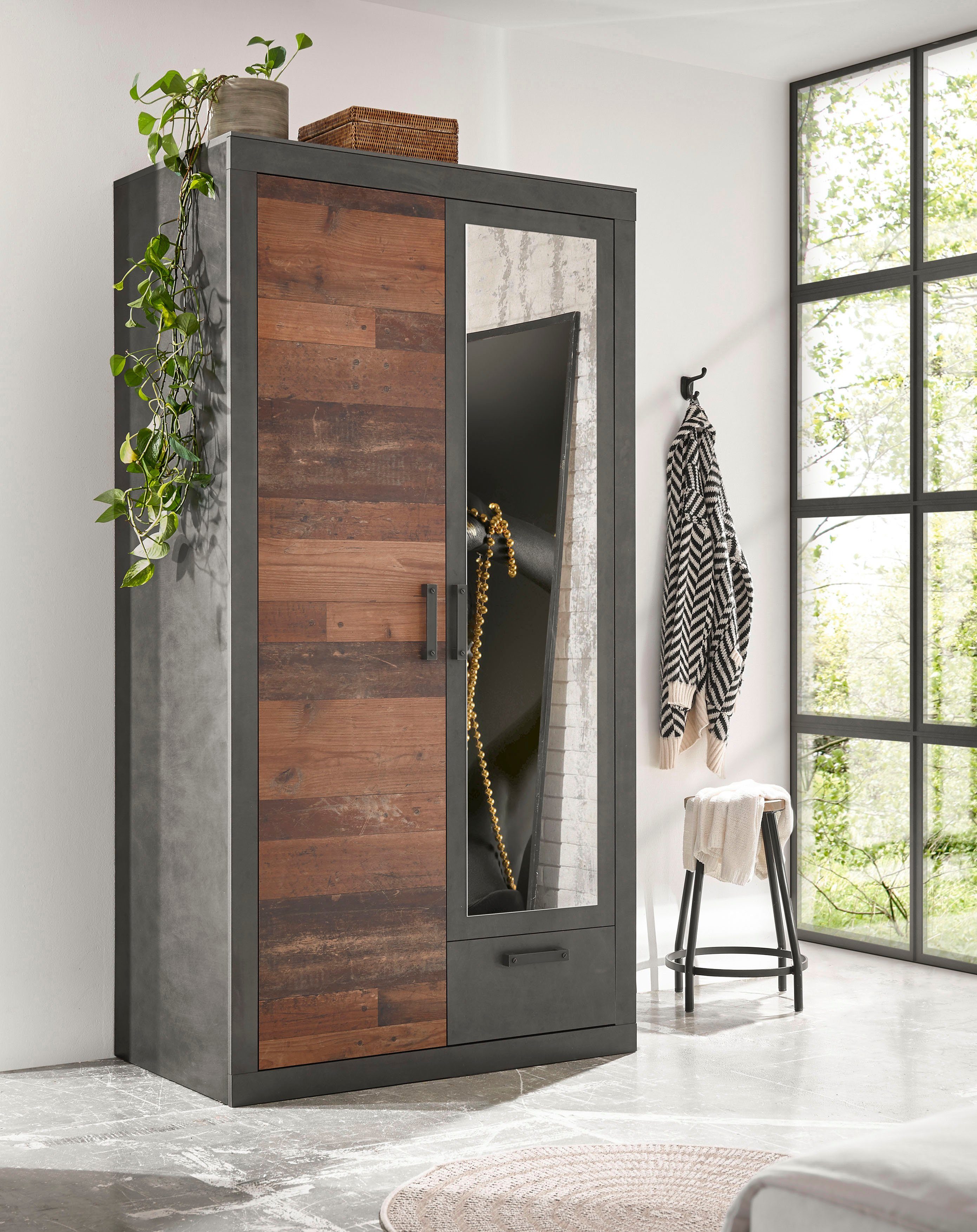 Home affaire Slaapkamerserie Brooklyn in een decoratieve frame-look (set, 4-delig)