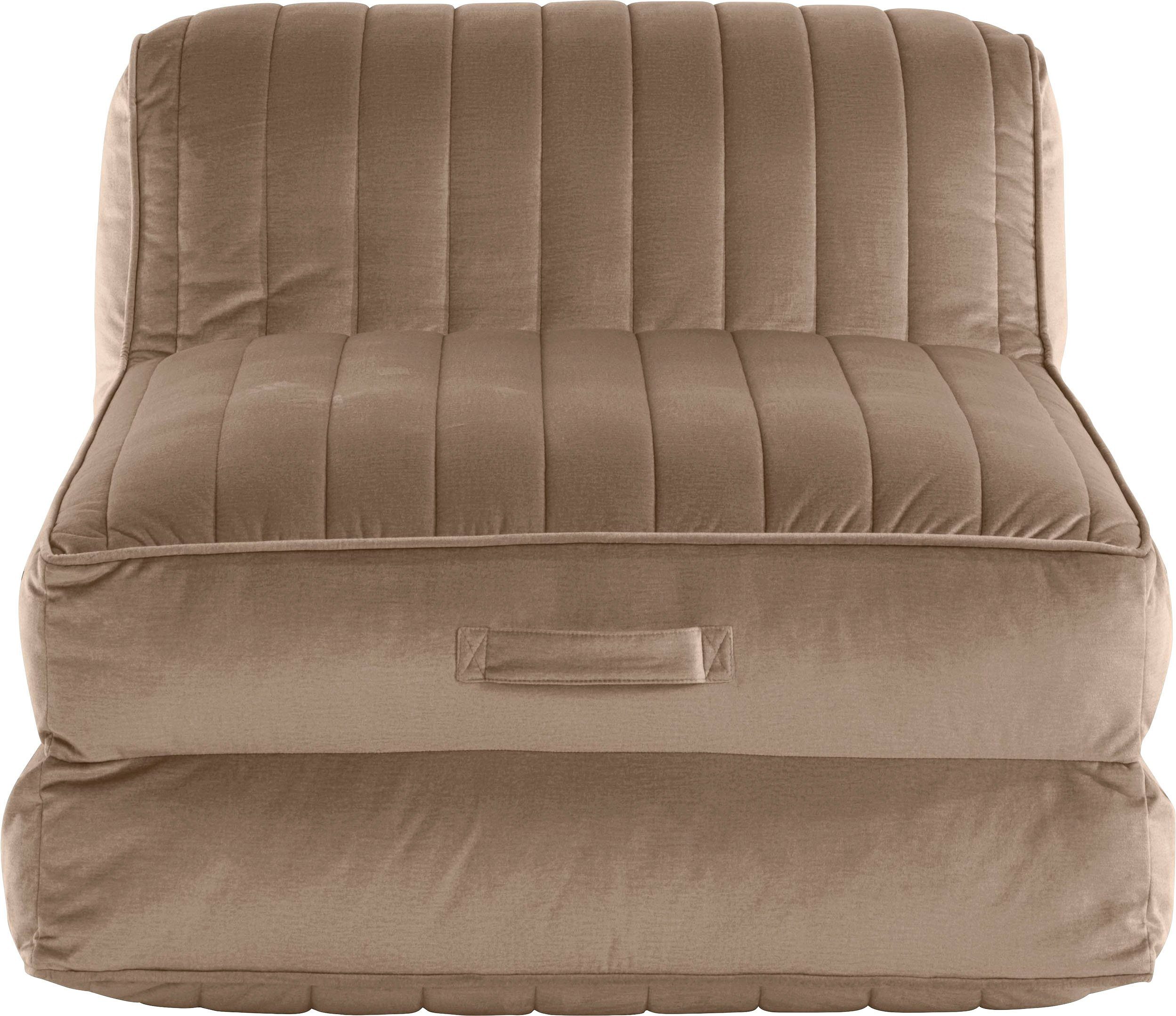 Leonique Relaxfauteuil POLLY Loungestoel met slaapfunctie, perfect als logeerbed, divan