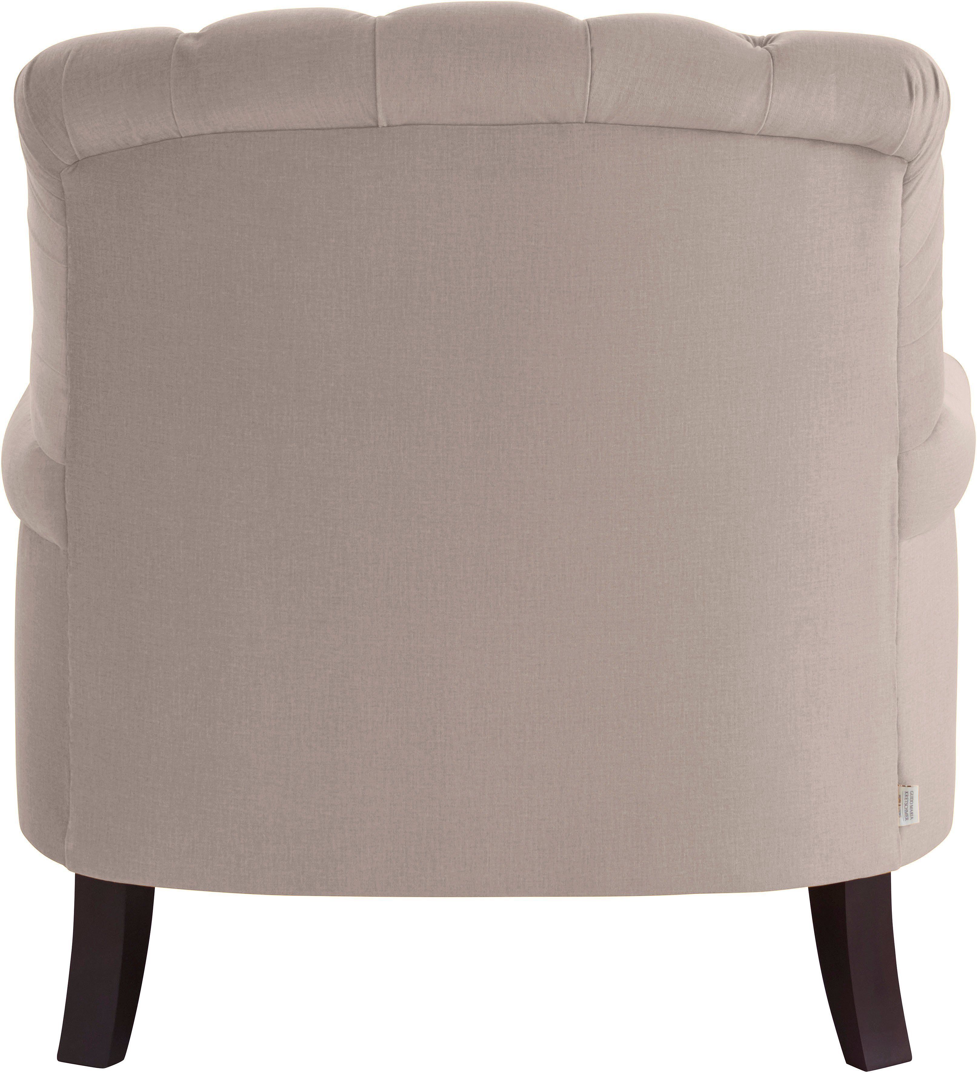 Guido Maria Kretschmer Home&Living Loveseat Amiens fauteuil loungefauteuil met prachtige capitonnage achter