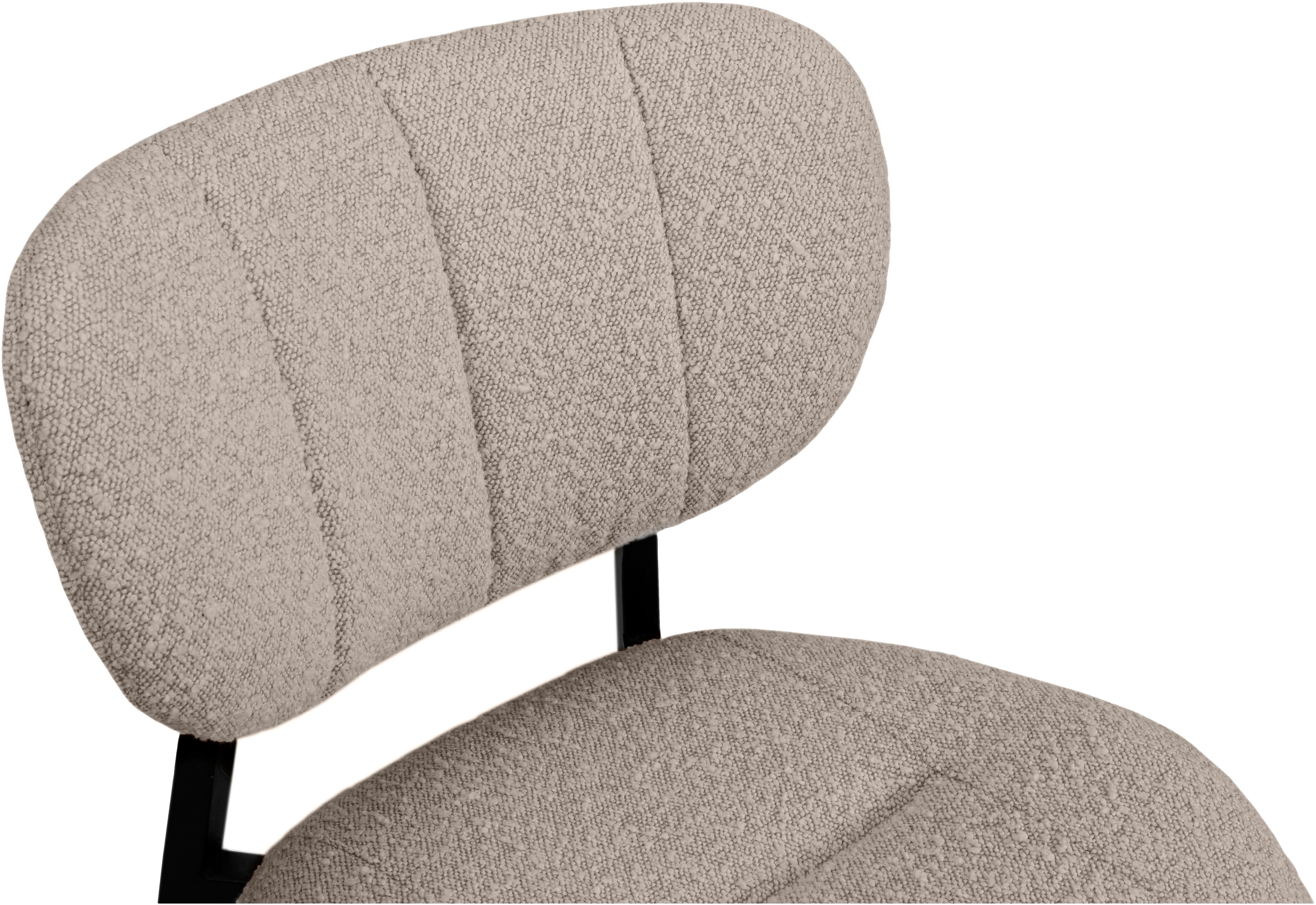 OMG Design Eetkamerstoel JOE moderne bouclé bekleding, comfortabel gepolsterd, keukenstoel