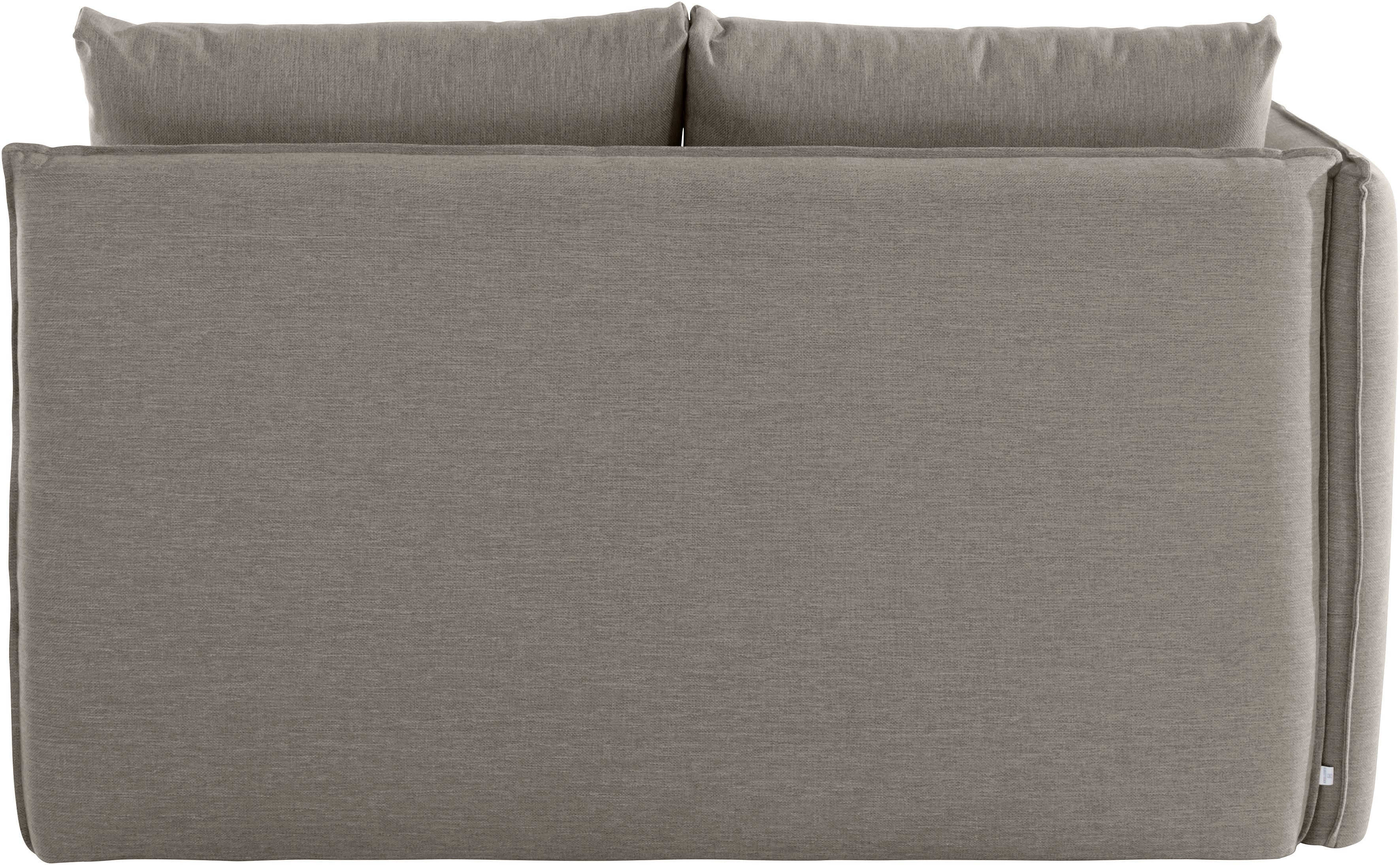 andas Ottomane Nöre korte lounge-module - zelf samenstellen, breedte 138 cm, diepte 128 cm
