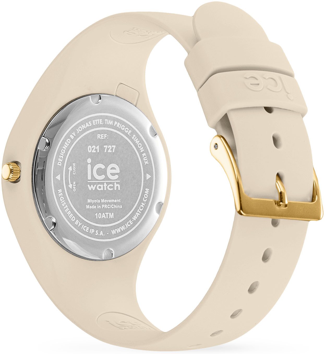 ice-watch Kwartshorloge ICE leopard - Small - 3H Armbandhorloge, dameshorloge, siliconen armband, waterdicht tot 10 bar, analoog