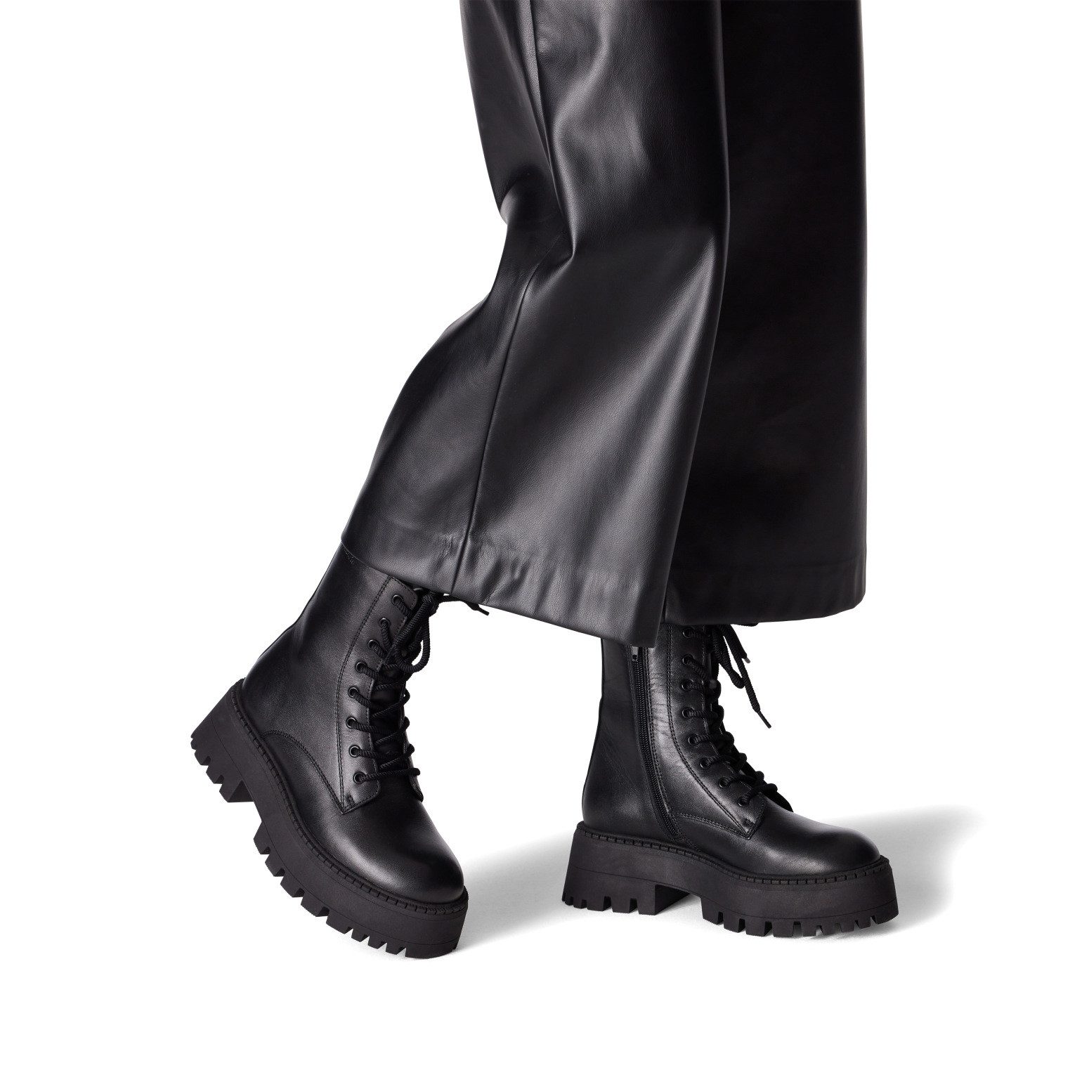 Tamaris Veterlaarsjes , blokhak, plateau, veterboots met touch it-uitrusting