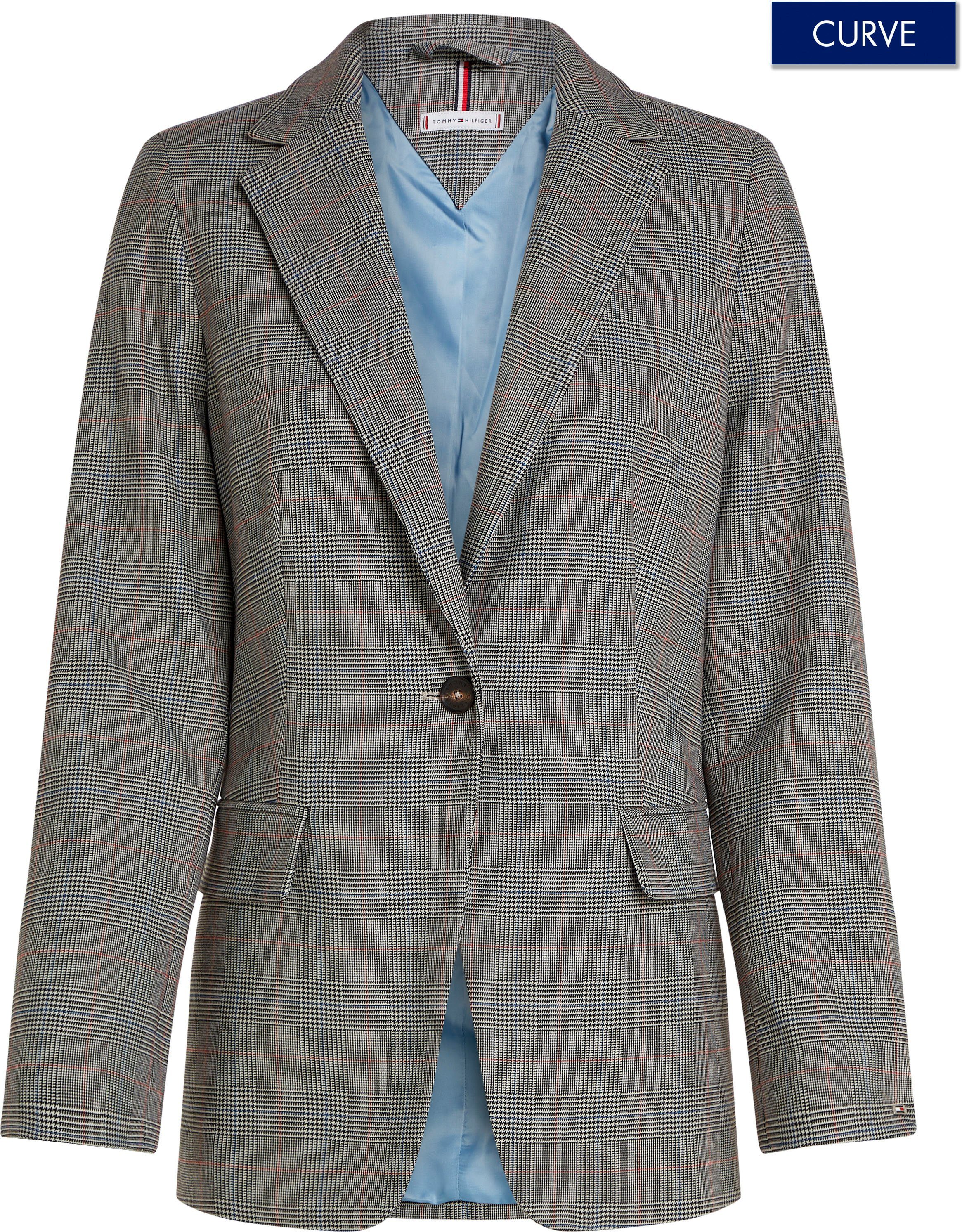 Tommy Hilfiger Curve Korte blazer CRV POW CHECK REGULAR BLAZER