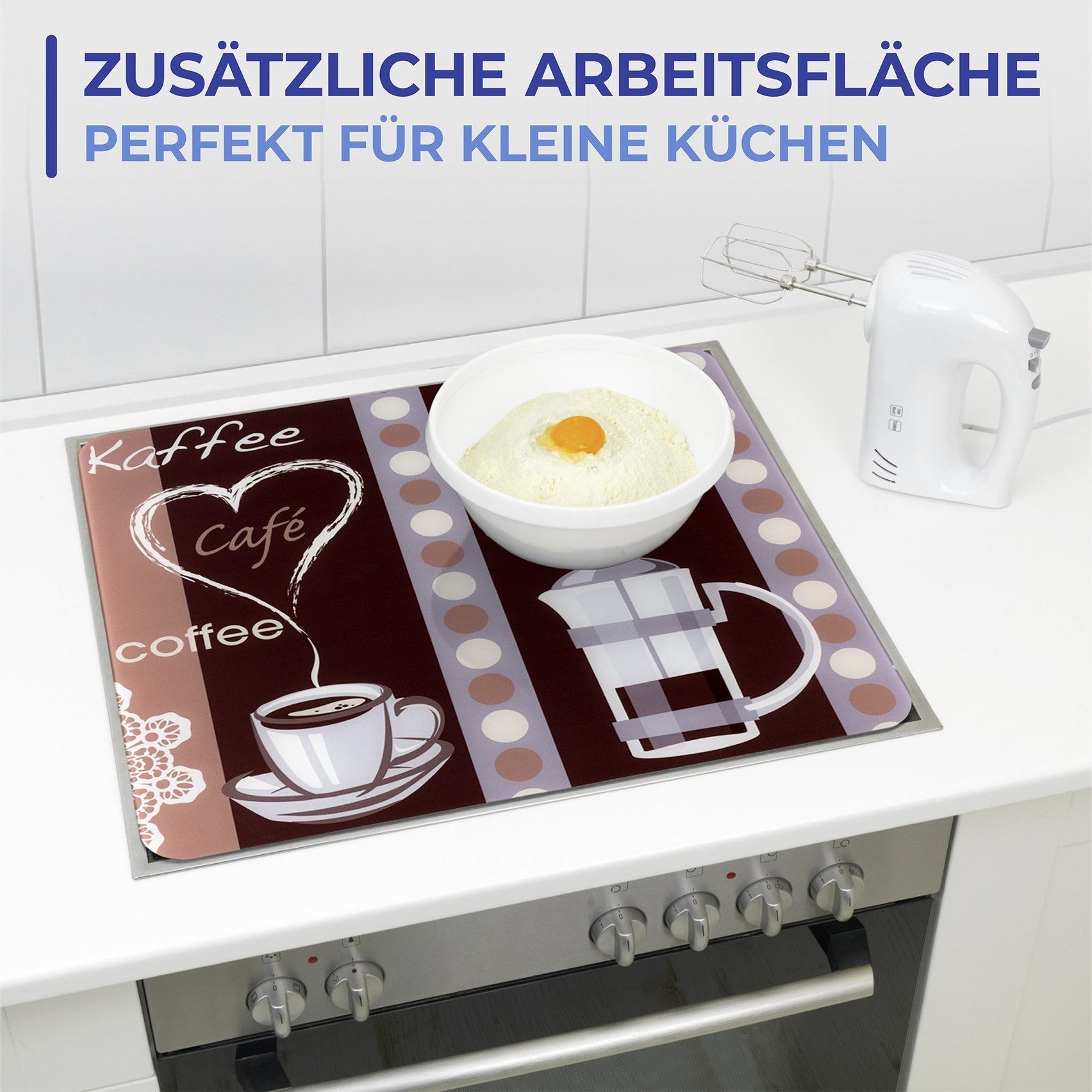 WENKO Snij- en afdekplank Model Koffiegeur los werkblad te gebruiken (1-delig)